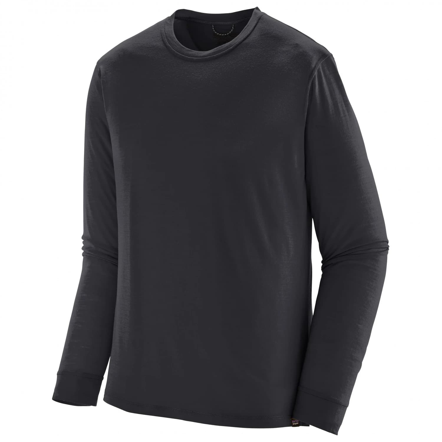 Мъжка мериносова блуза Patagonia L/S Cap Cool Merino Shirt - Black