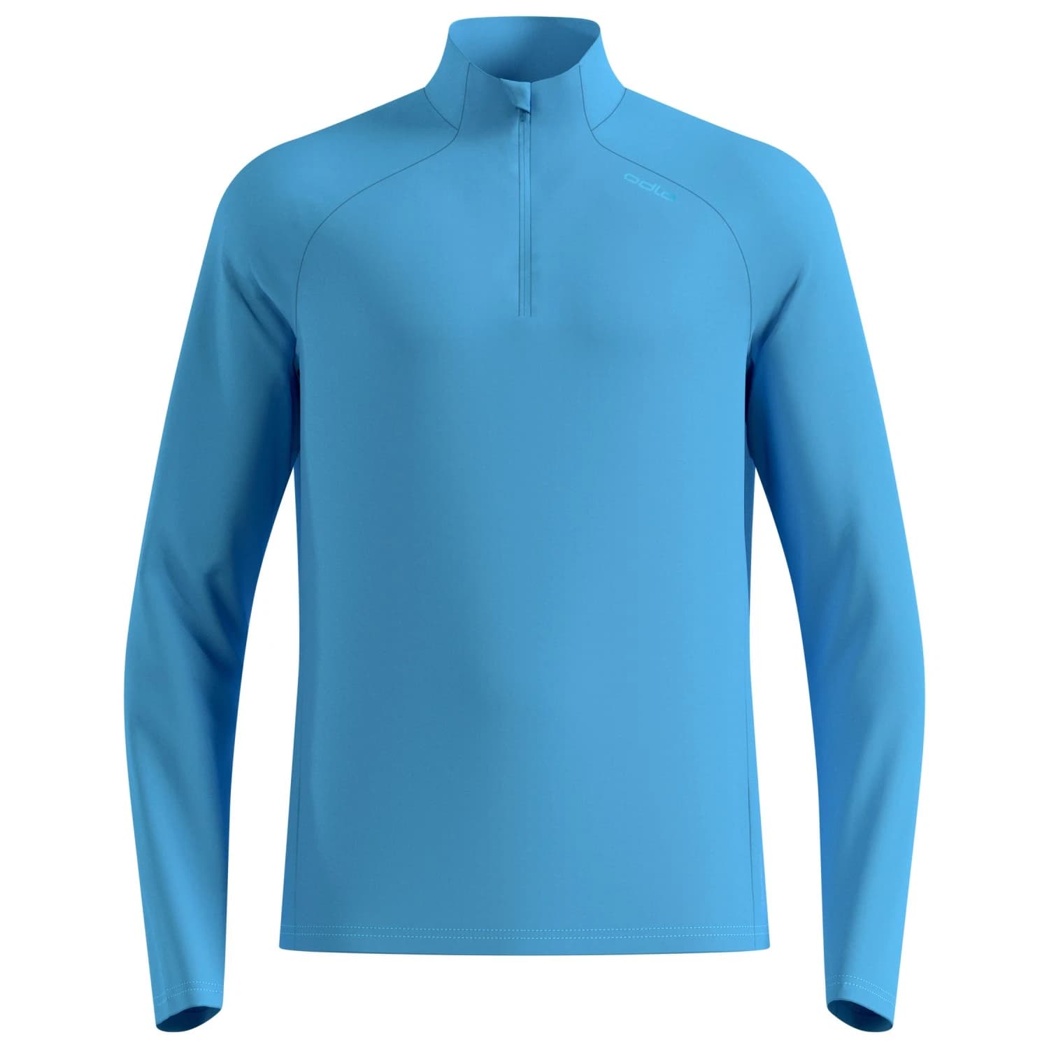 Мъжка тениска Odlo Midlayer 1/2 Zip Essential Ceramiwarm Sport shirt - Azure Blue