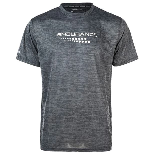 Мъжка спортна тениска ENDURANCE Portofino S/S Performance Tee Sport shirt - Black