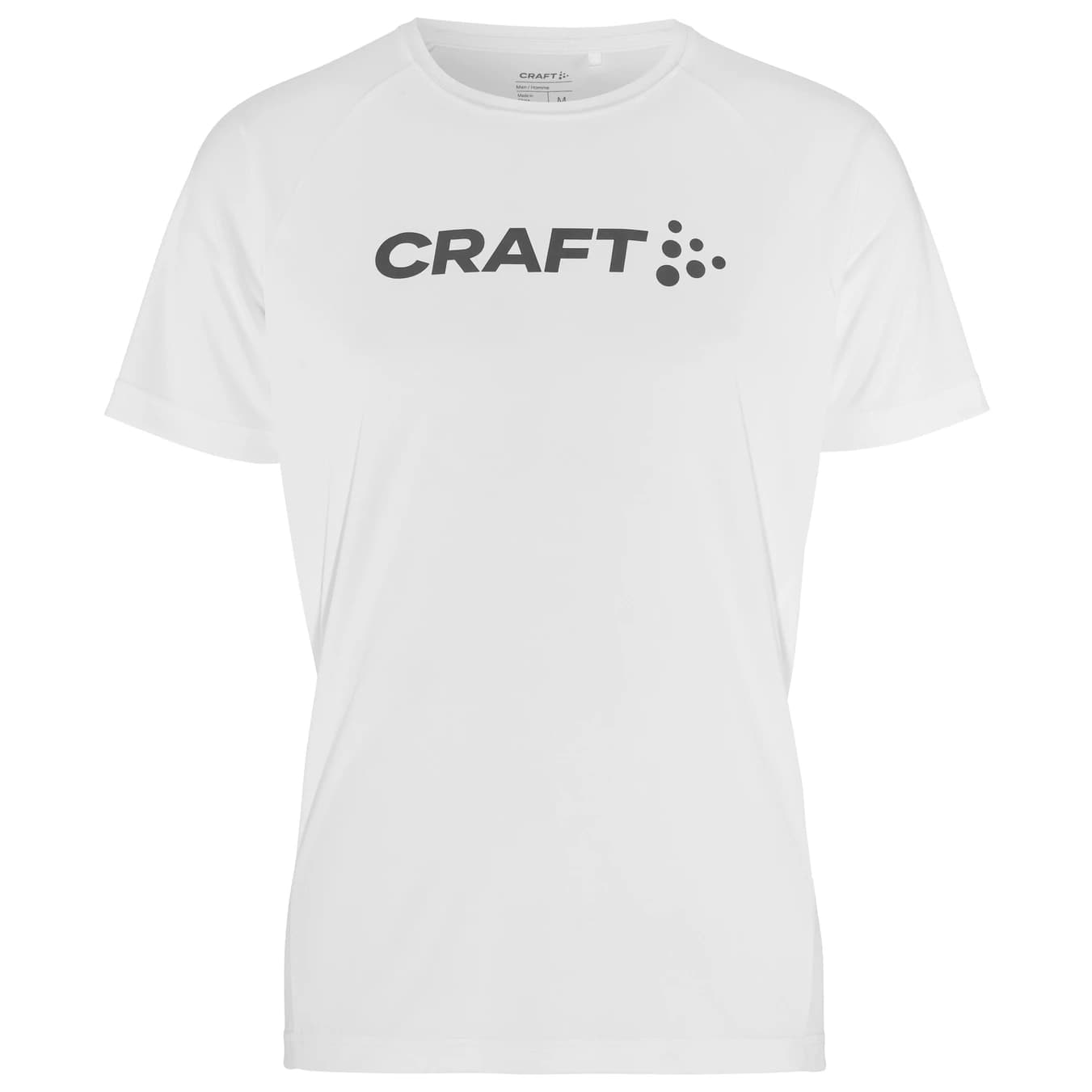 Мъжка спортна тениска Craft Core Unify Logo Tee Sport shirt - White / Granite