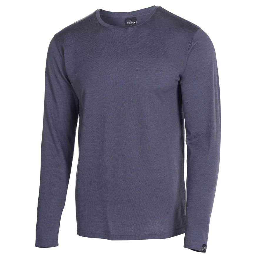 Мериносова блуза Ivanhoe of Sweden Underwool Merino Male L/S Merino shirt - Steelblue