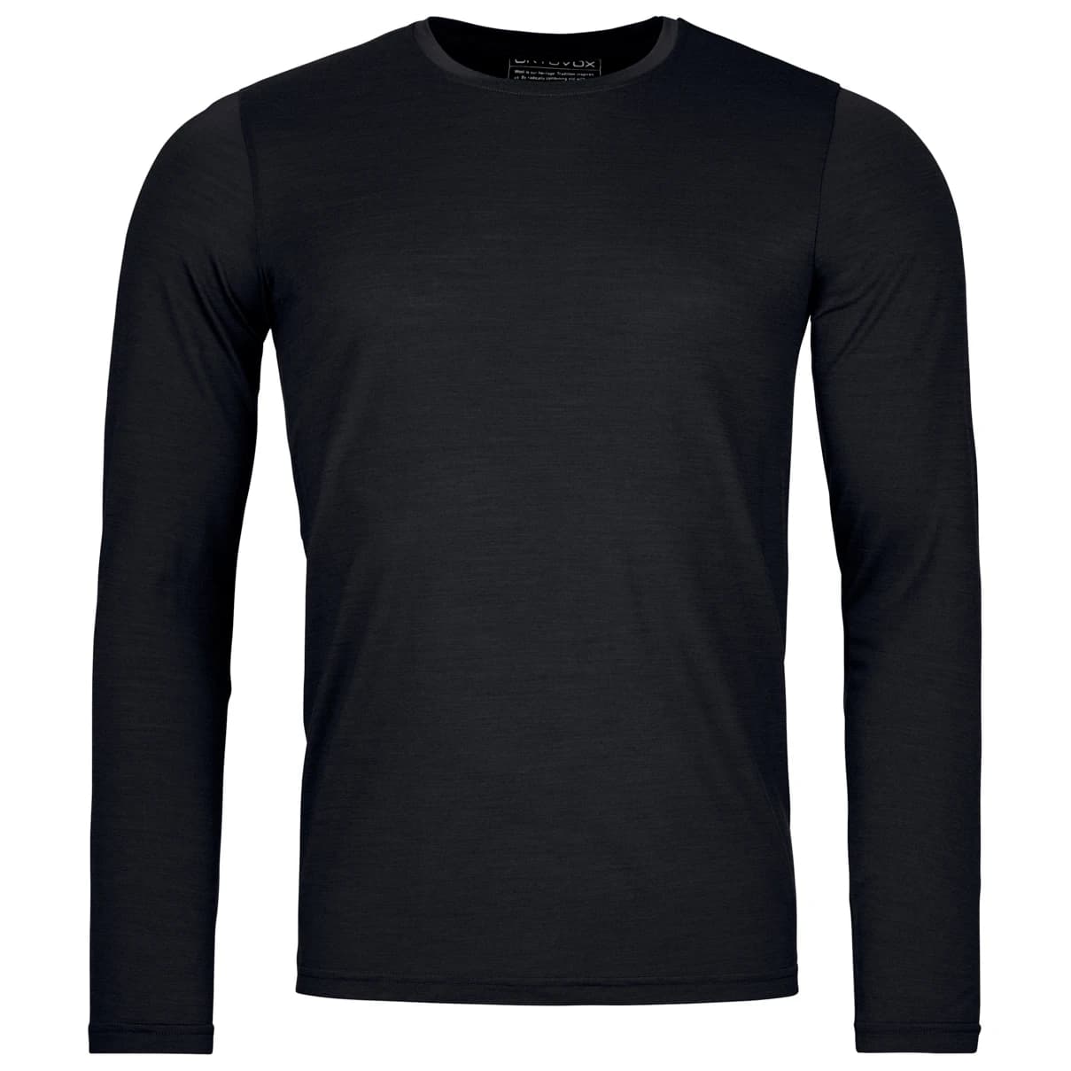 Мъжка мериносова блуза Ortovox 150 Cool Clean L/S Merino shirt - Black Raven