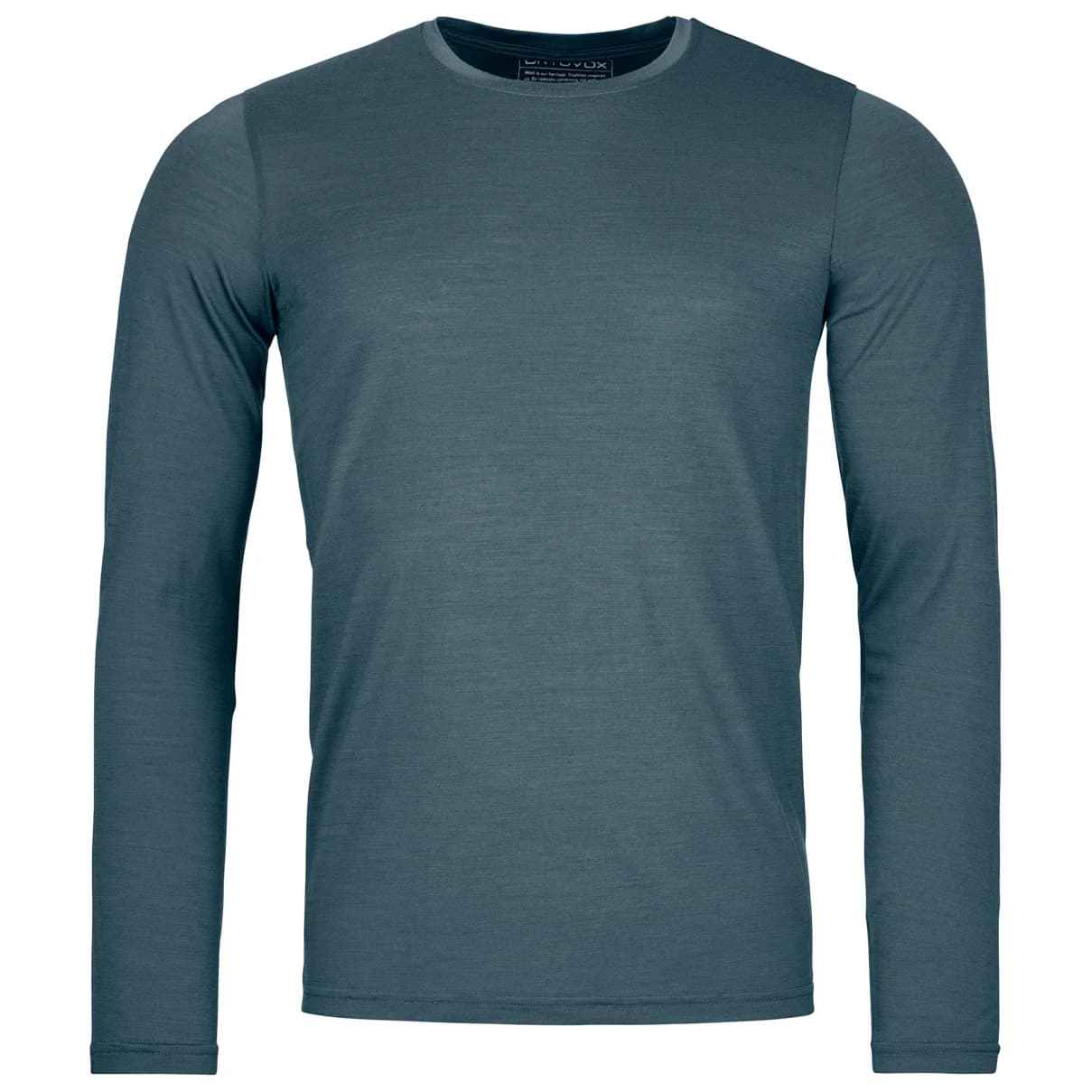 Мъжка мериносова блуза Ortovox 150 Cool Clean L/S Merino shirt - Dark Arctic Grey