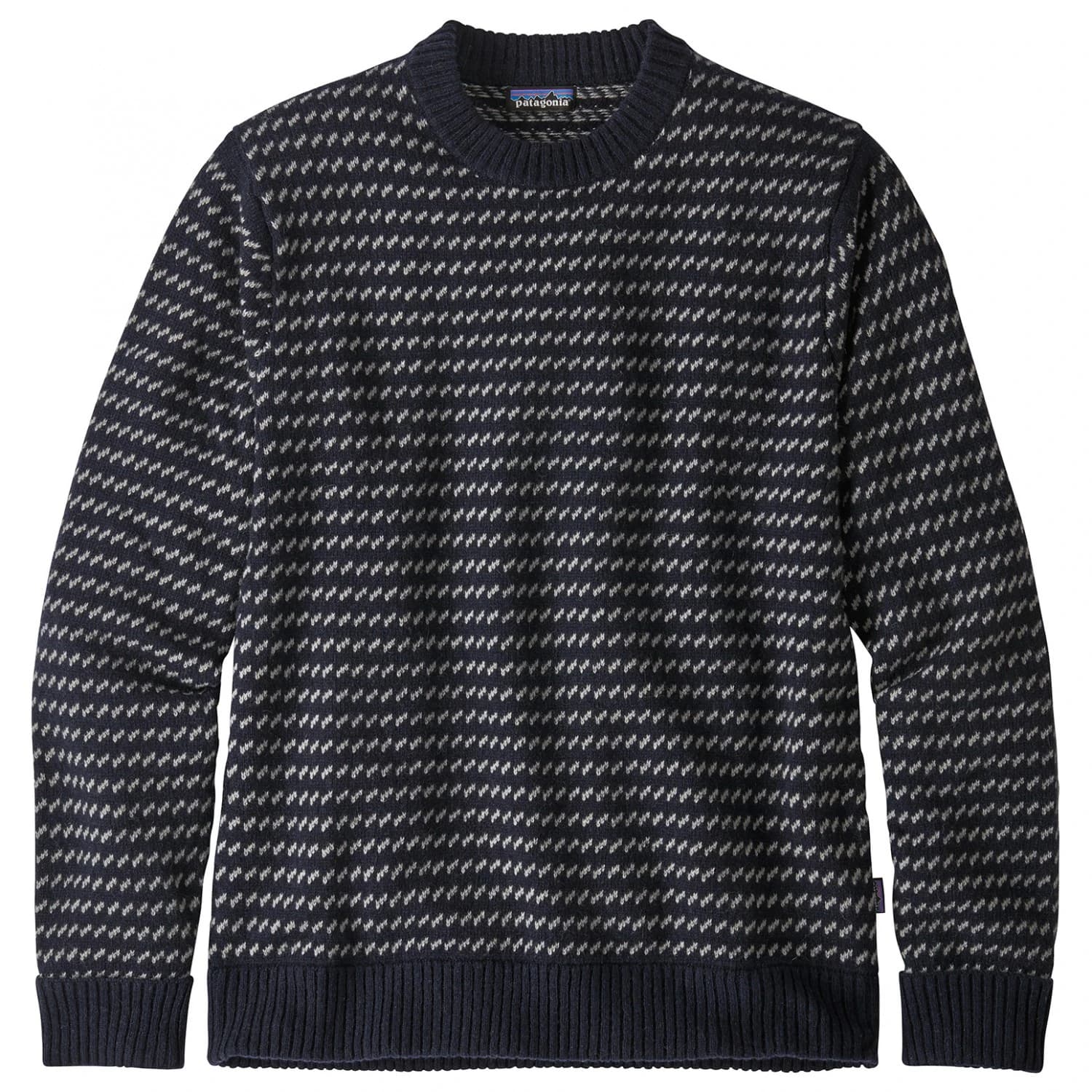 Мъжки вълнен пуловер Patagonia Recycled Wool Sweater Jumper - Classic Navy