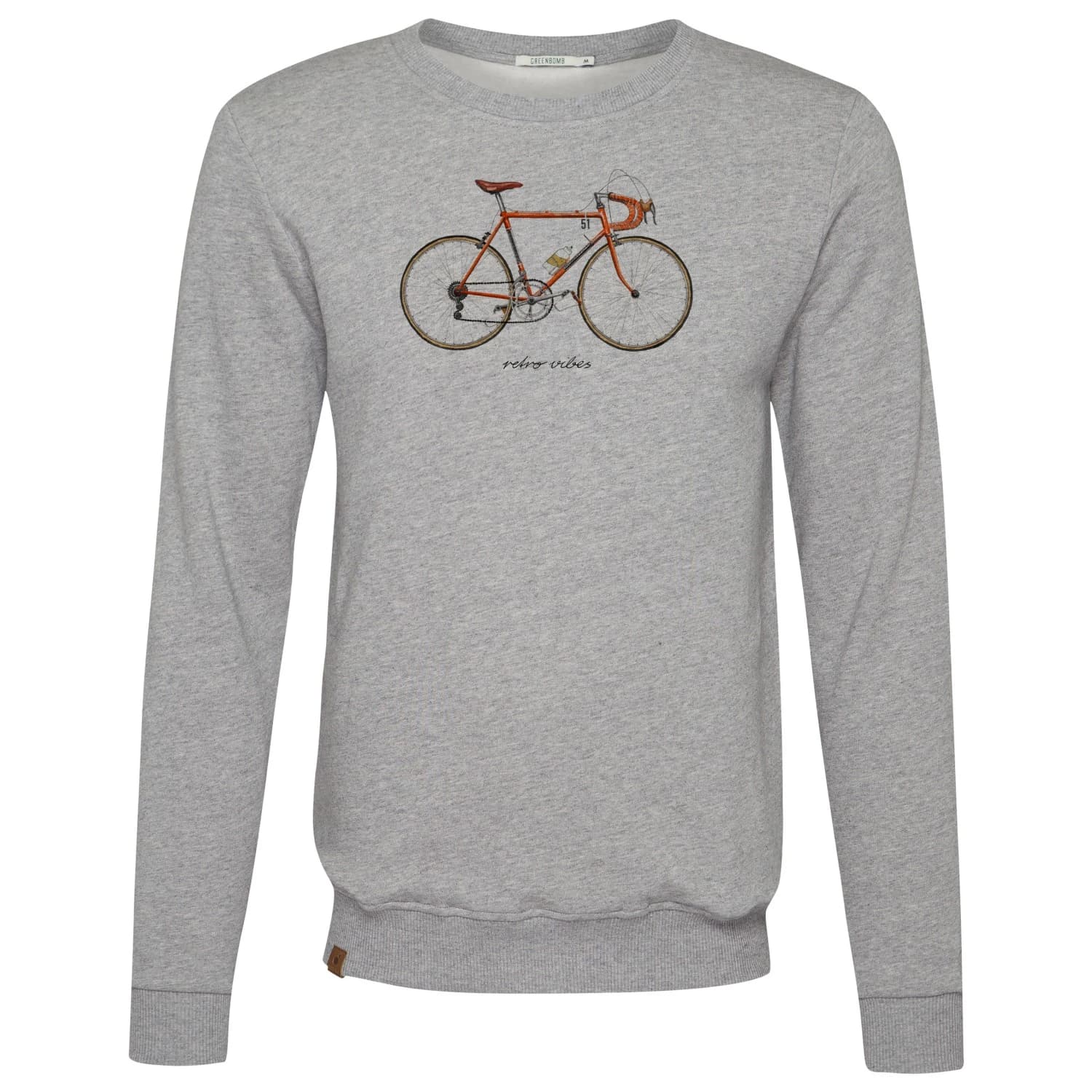 Мъжки пуловер Greenbomb Bike 51 Wild Jumper - Heather Grey