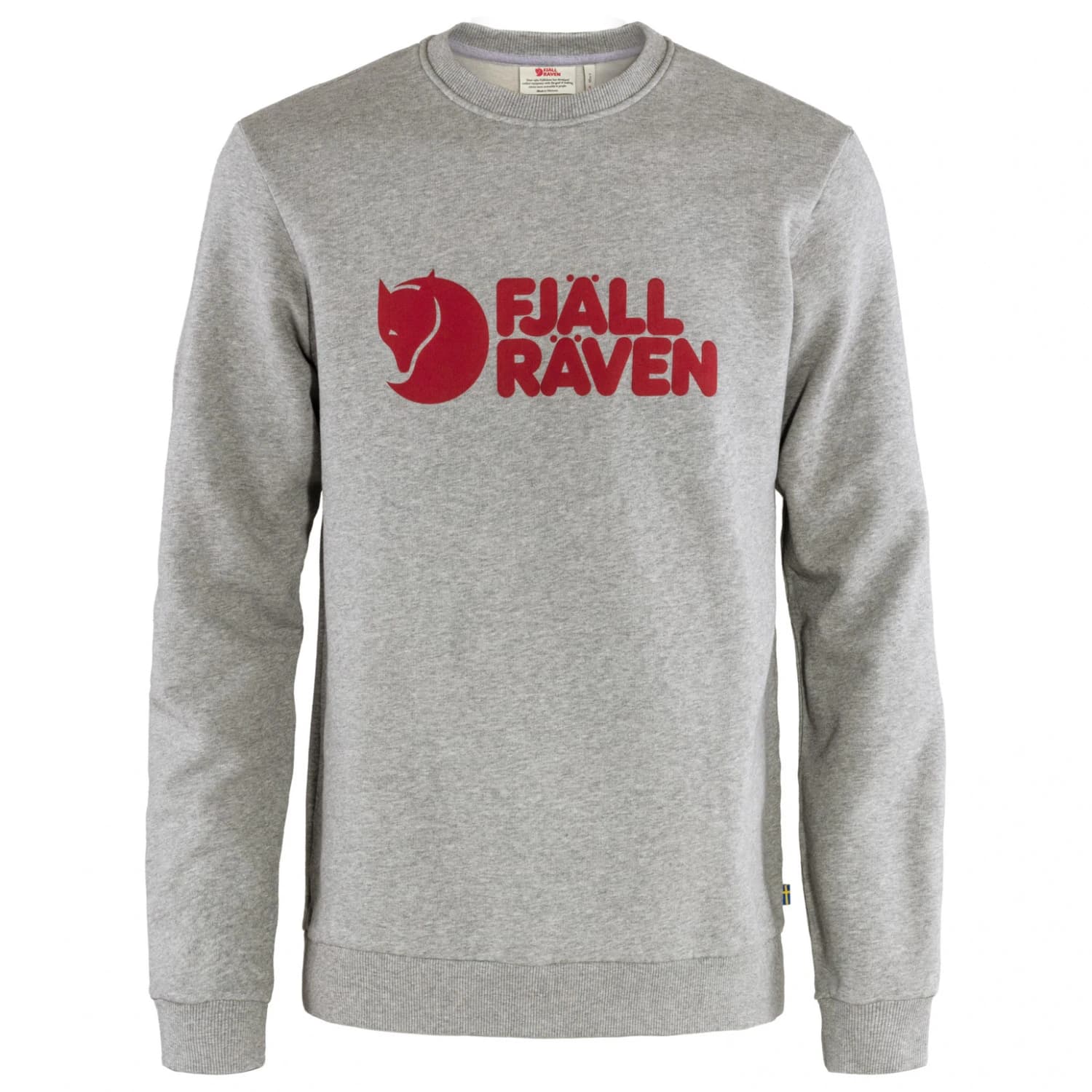 Мъжки пуловер Fjällräven Fjällräven Logo Sweater Jumper - Grey Melange