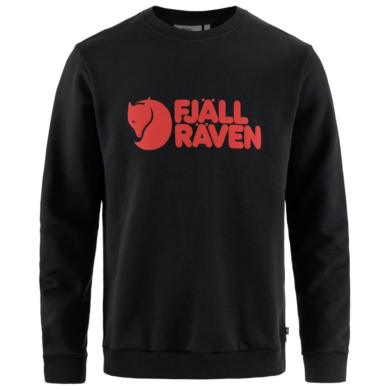 Мъжки пуловер Fjällräven Fjällräven Logo Sweater Jumper - Black
