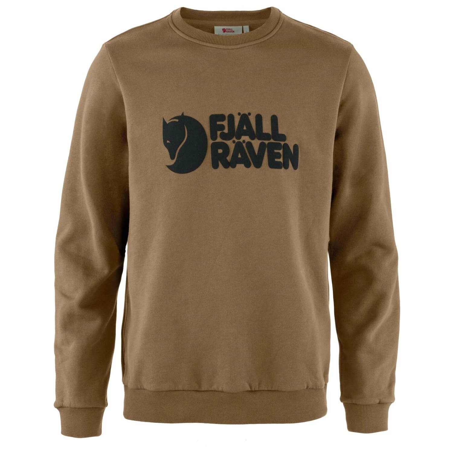 Мъжки пуловер Fjällräven Fjällräven Logo Sweater Jumper - Wood Brown