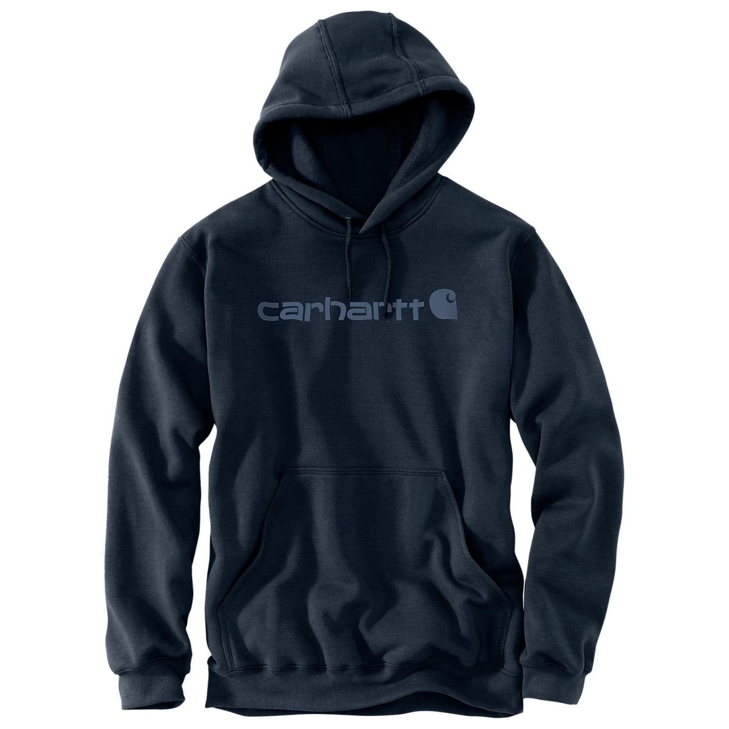 Мъжки суичър Carhartt Signature Logo Sweatshirt Hoodie - Navy / Dark Blue