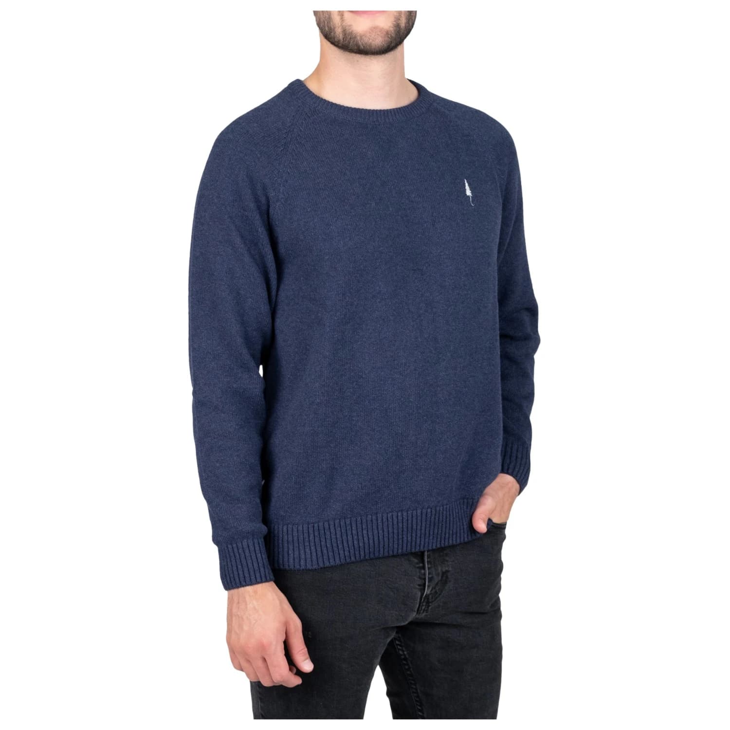 Мъжки пуловер Nikin Treepullover Cosy Jumper - Navy Melange