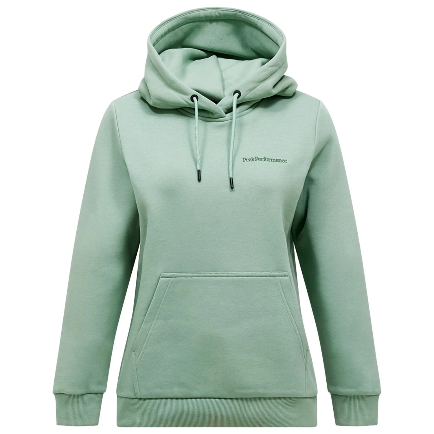 Дамски суичър Peak performance Women's Original Small Logo Hoodie - Green Valley