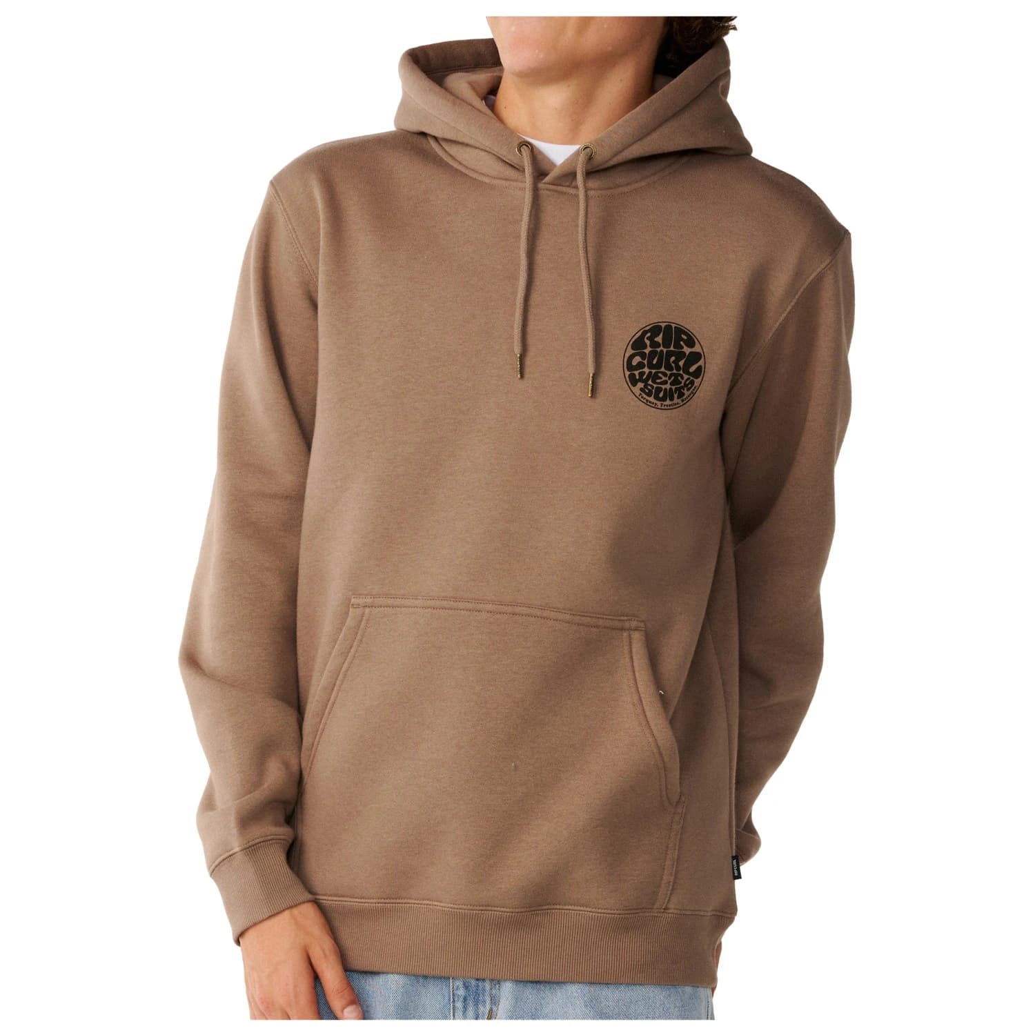 Мъжки суичър Rip Curl Wetsuit Icon Hood Hoodie - Walnut