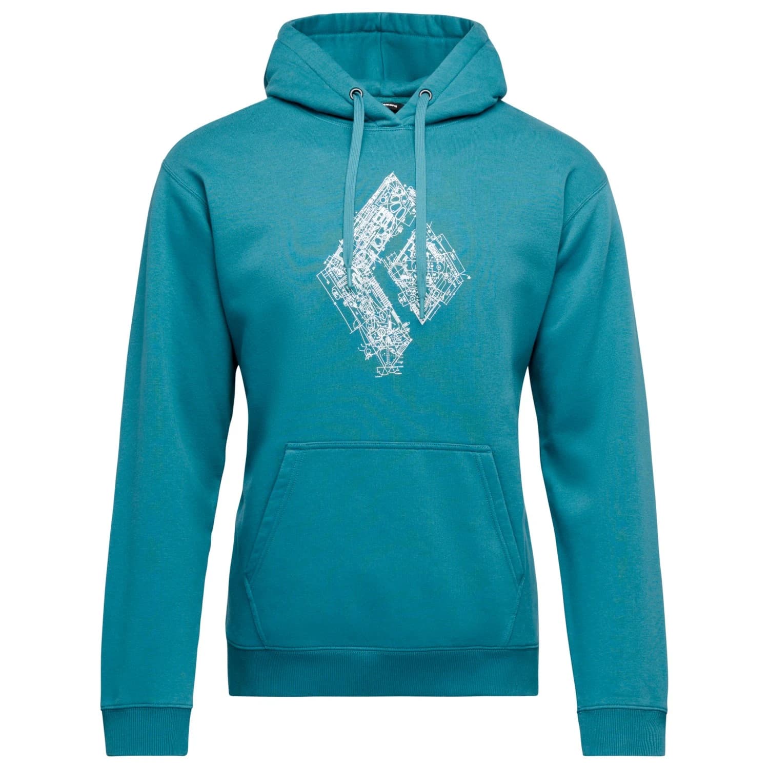 Мъжки суичър Black Diamond Engineered Diamond PO Hoody Hoodie - Creek Blue