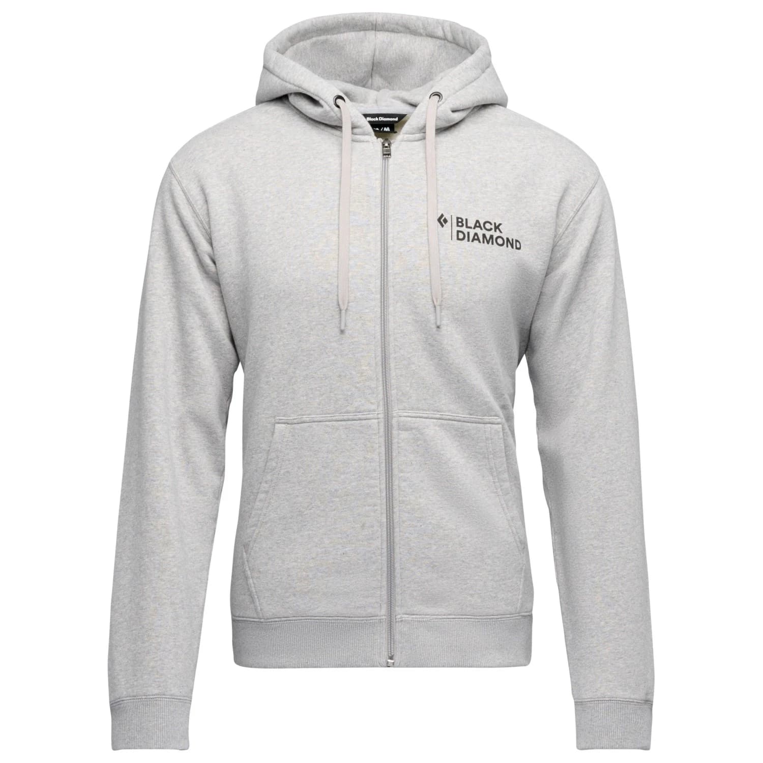 Мъжки суичър Black Diamond Mini Stacked FZ Hoody Hoodie - Nickel Heather