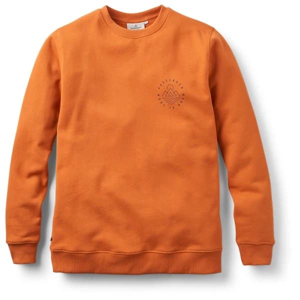 Мъжки пуловер Passenger Escapism Sweatshirt Jumper - Sunset Orange