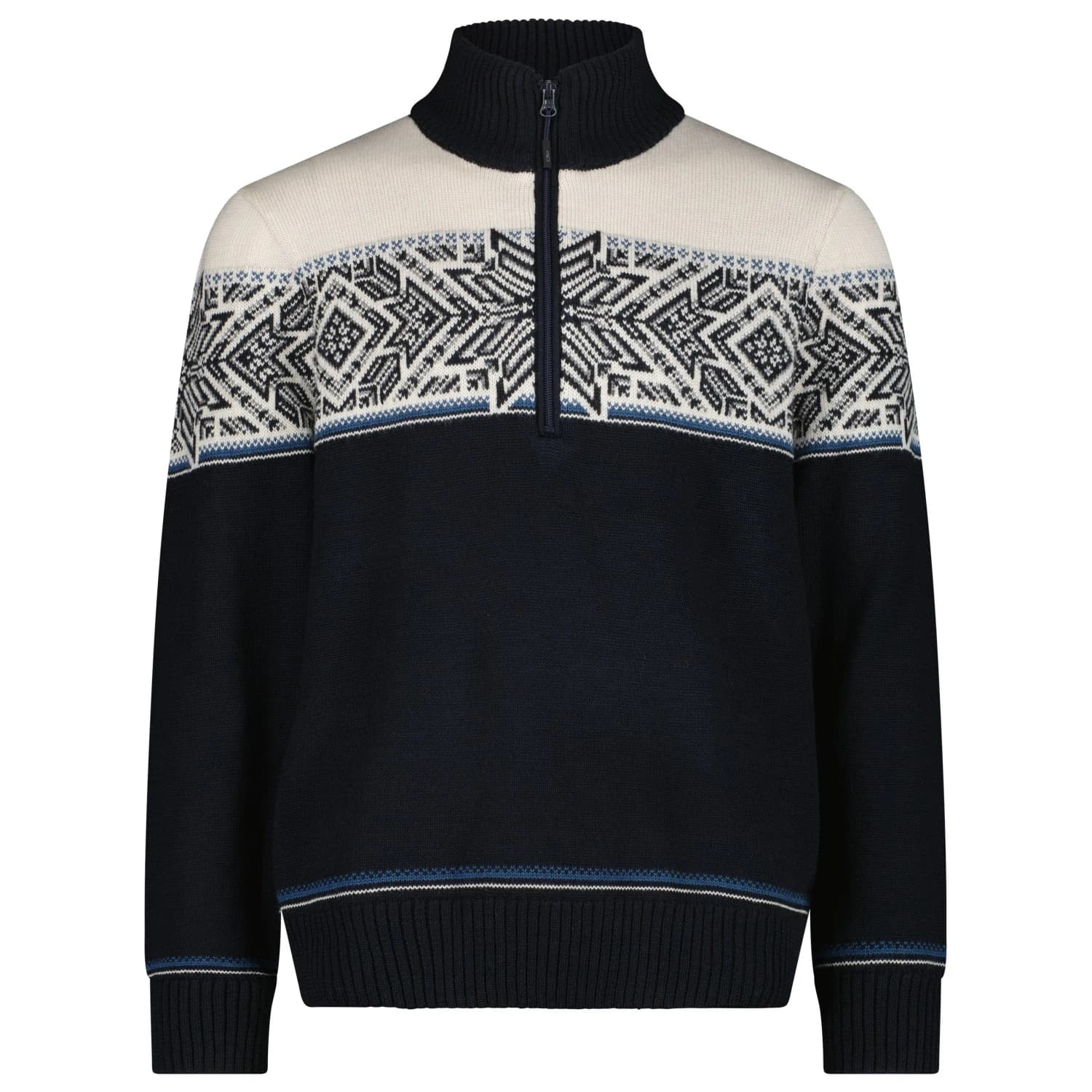 Пуловер CMP Sweat Knitted Yarn 7H77511 Jumper - Black Blue