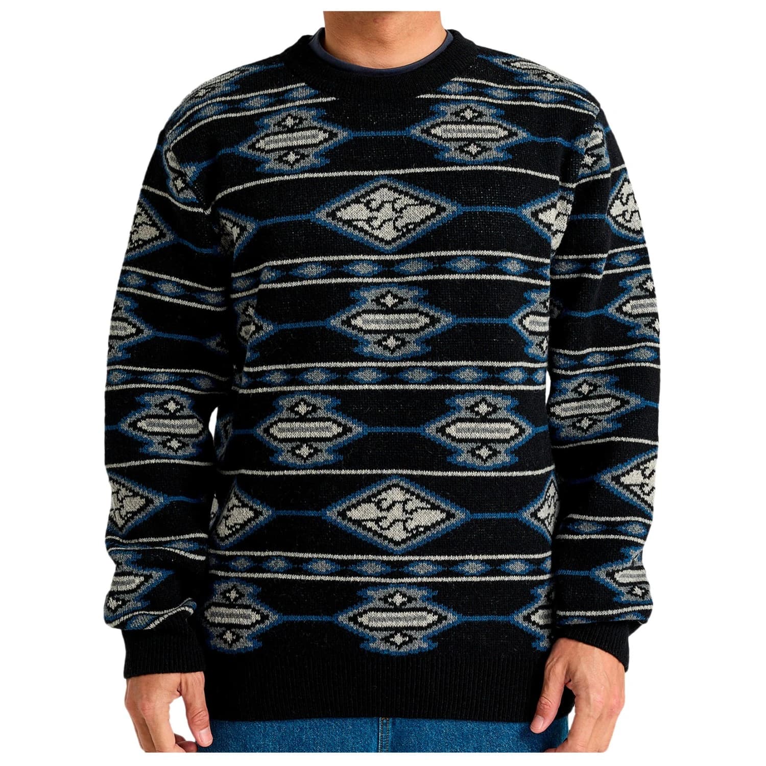 Мъжки пуловер Billabong Ranchero Crew Jumper - Black