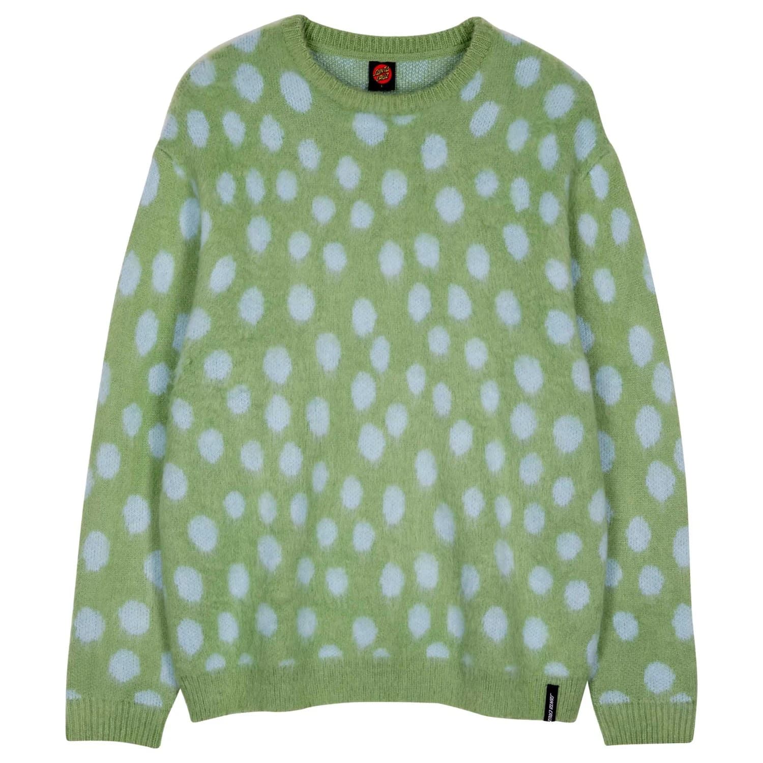 Мъжки пуловер Santa Cruz Jaguar Knit Crew Jumper - Moon Rock