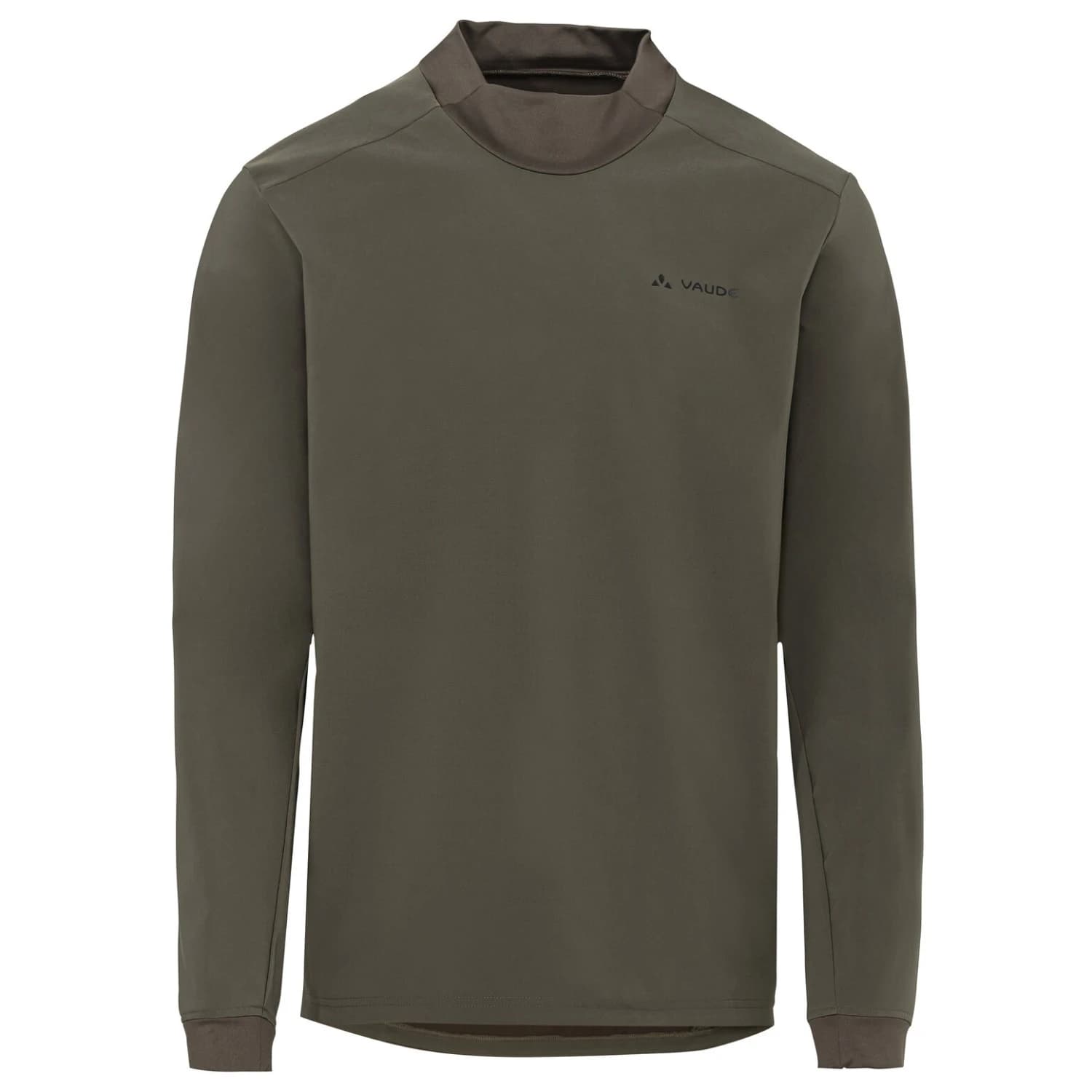Мъжка фланелка с дълъг ръкав за колоездене Vaude All Year Moab Sweater Cycling jersey - Khaki