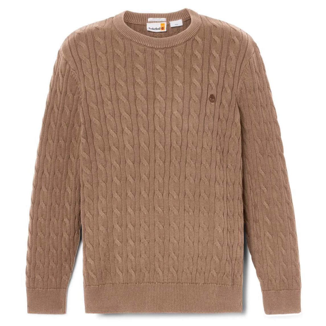 Мъжки пуловер Timberland Williams River Cable Crewneck Sweater Jumper - Chocolate Chip