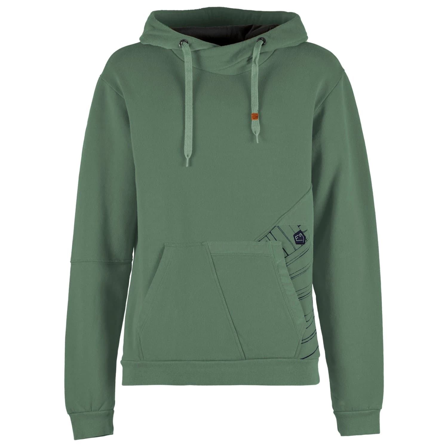 Суичър E9 Neon Hoodie - Agave