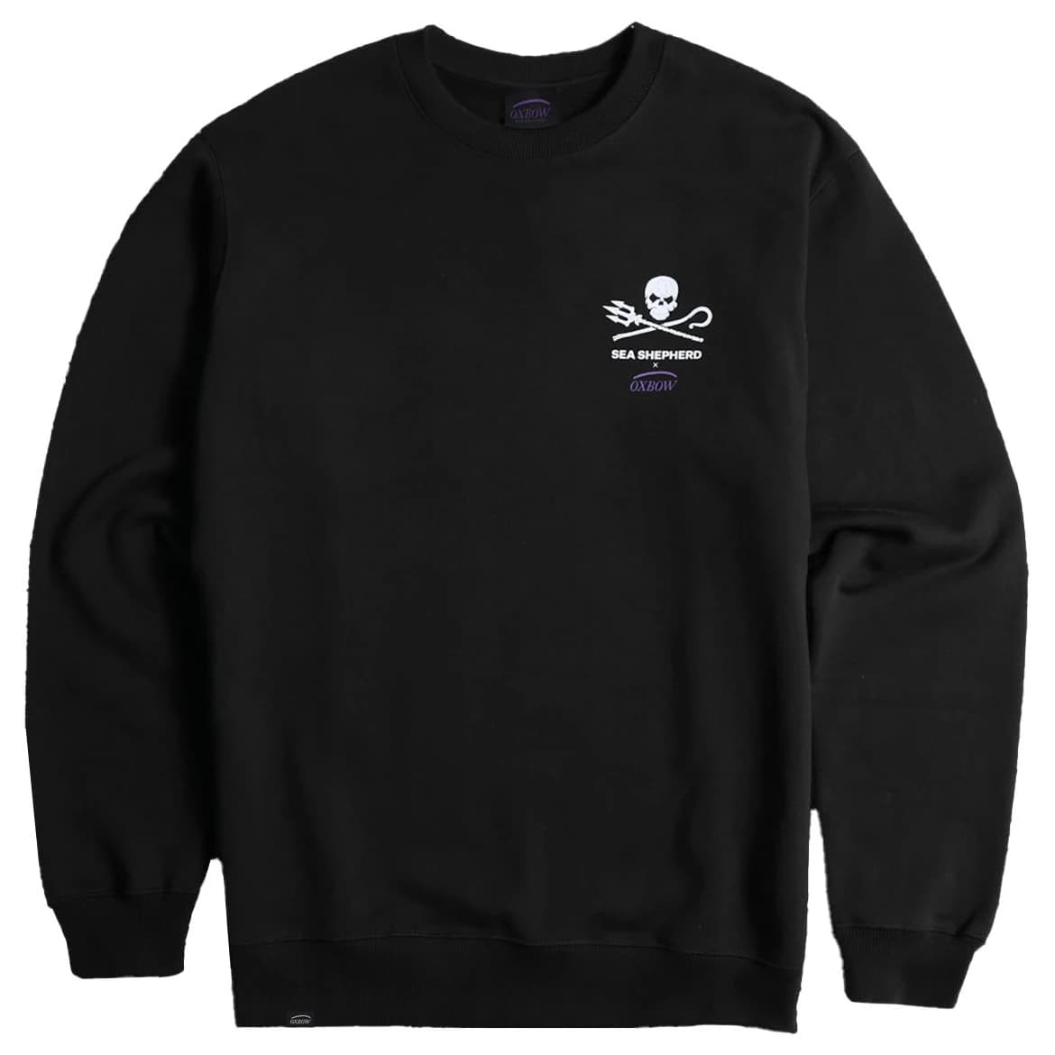 Пуловер Oxbow Ghostnet Fleece Crew Jumper - Black