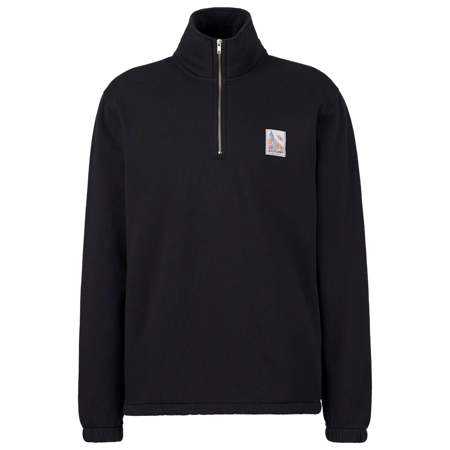 Пуловер LAKOR Halfzip Wall of Wonder Patch Jumper - Moonless Night