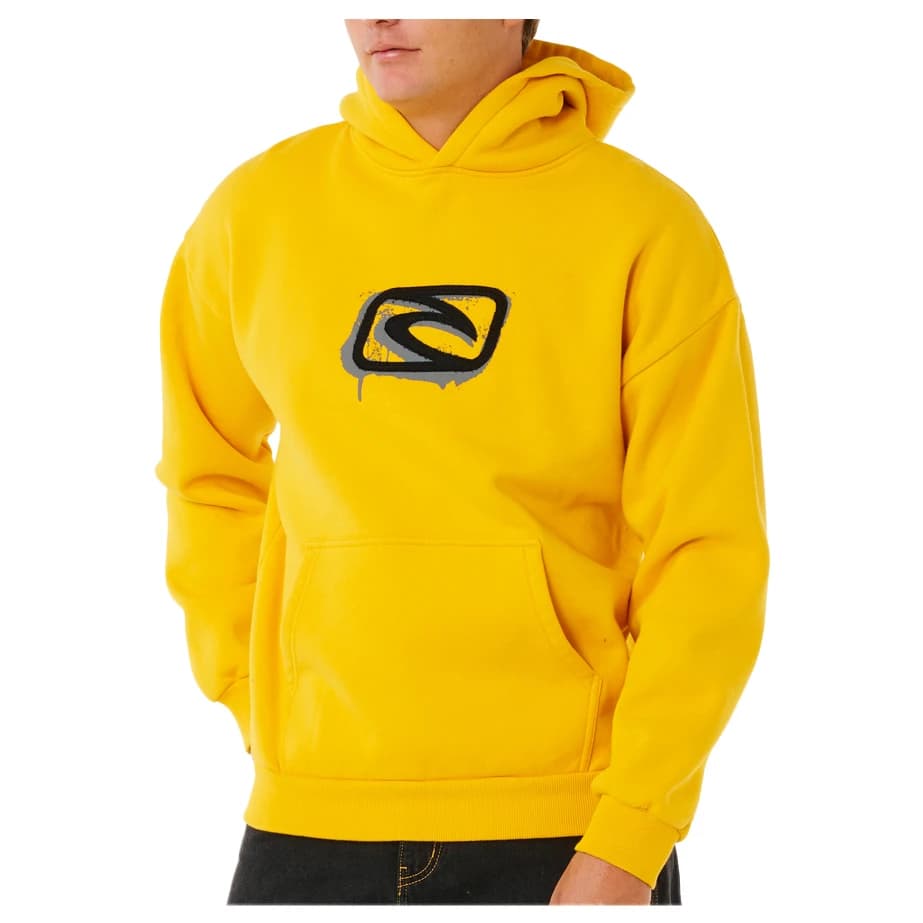 Мъжки суичър Rip Curl Medina Inner Visions Hood Hoodie - Royal Yellow