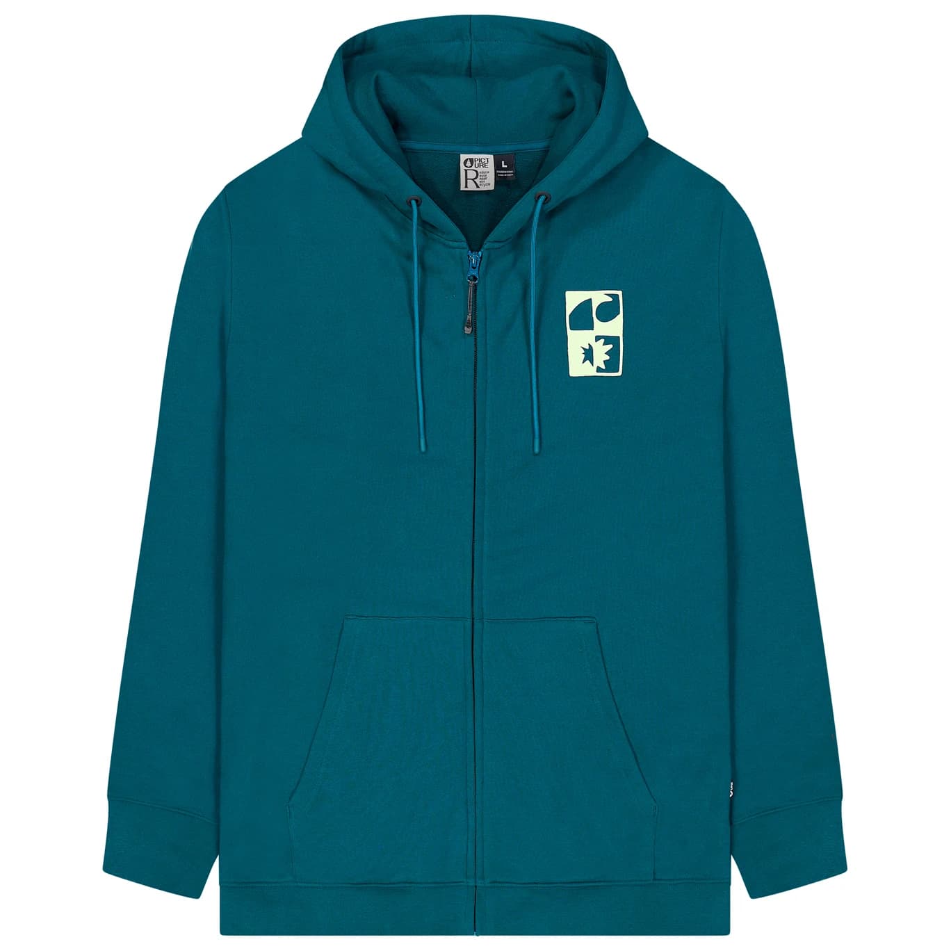 Мъжки суичър Picture Endako Zip Hoodie - Deep Water