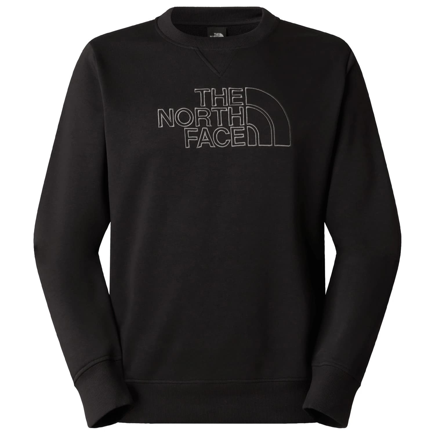 Мъжки пуловер The North Face Drew Peak Light Regular Crew Jumper - Black / Anthracite Grey