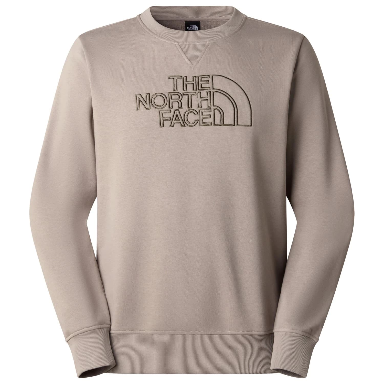Мъжки пуловер The North Face Drew Peak Light Regular Crew Jumper - Stone Slab / New Taupe Green