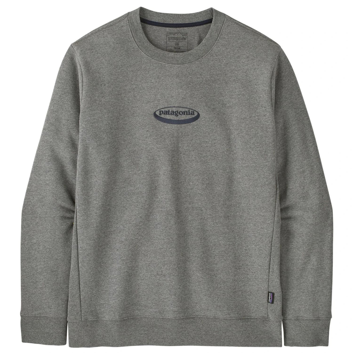 Мъжки пуловер Patagonia 95 Oval Logo Uprisal Crew Sweatshirt Jumper - Gravel Heather