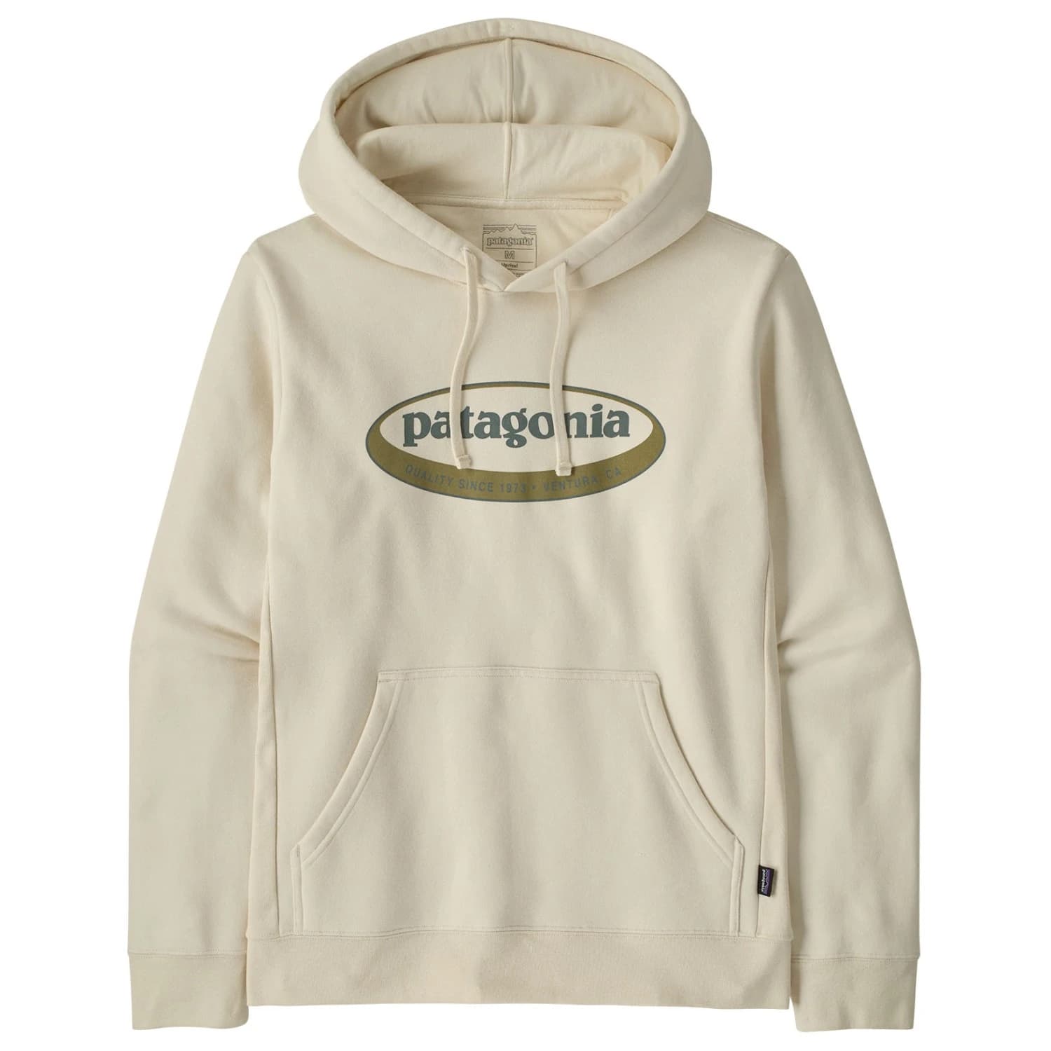 Мъжки суичър Patagonia 95 Oval Logo Uprisal Hoody Hoodie - Birch White