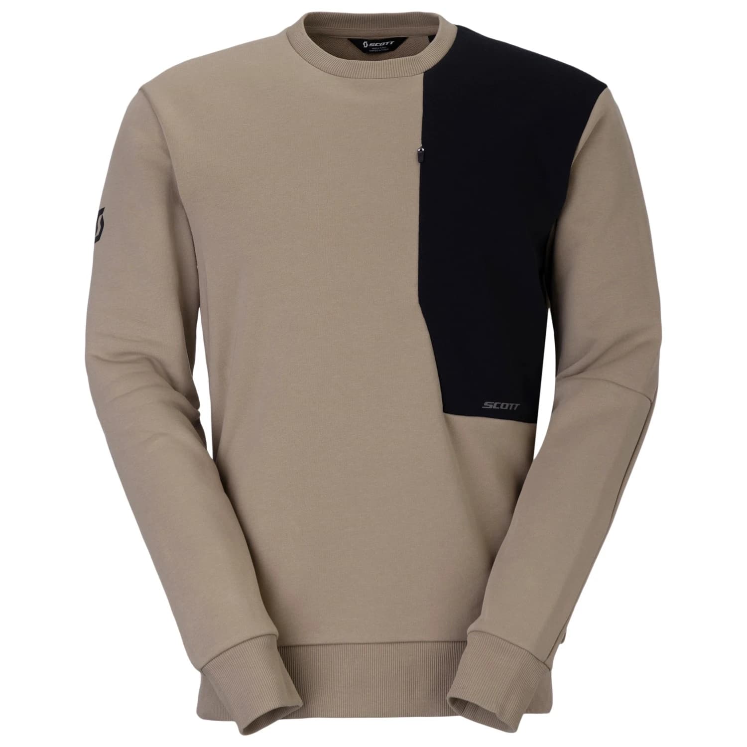 Мъжки пуловер Scott Crewneck Jumper - Toast Beige / Black