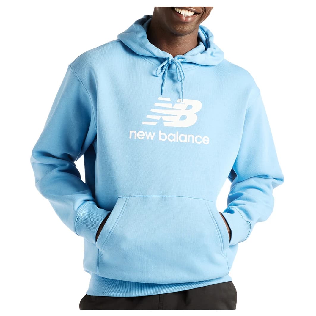Мъжки суичър New Balance Sport Essentials Fleece Logo Hoodie - Analog Blue