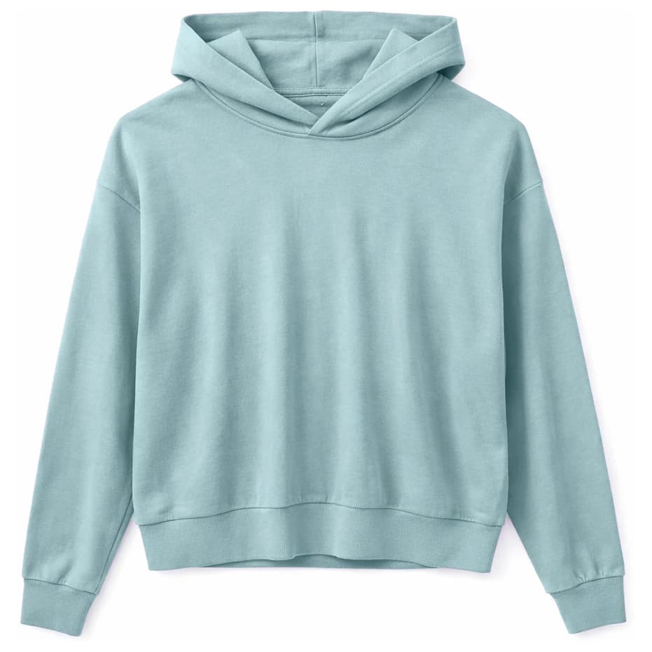 Суичър Mazine Genderless Natural Dye Hoodie - Natural Dye Turquoise