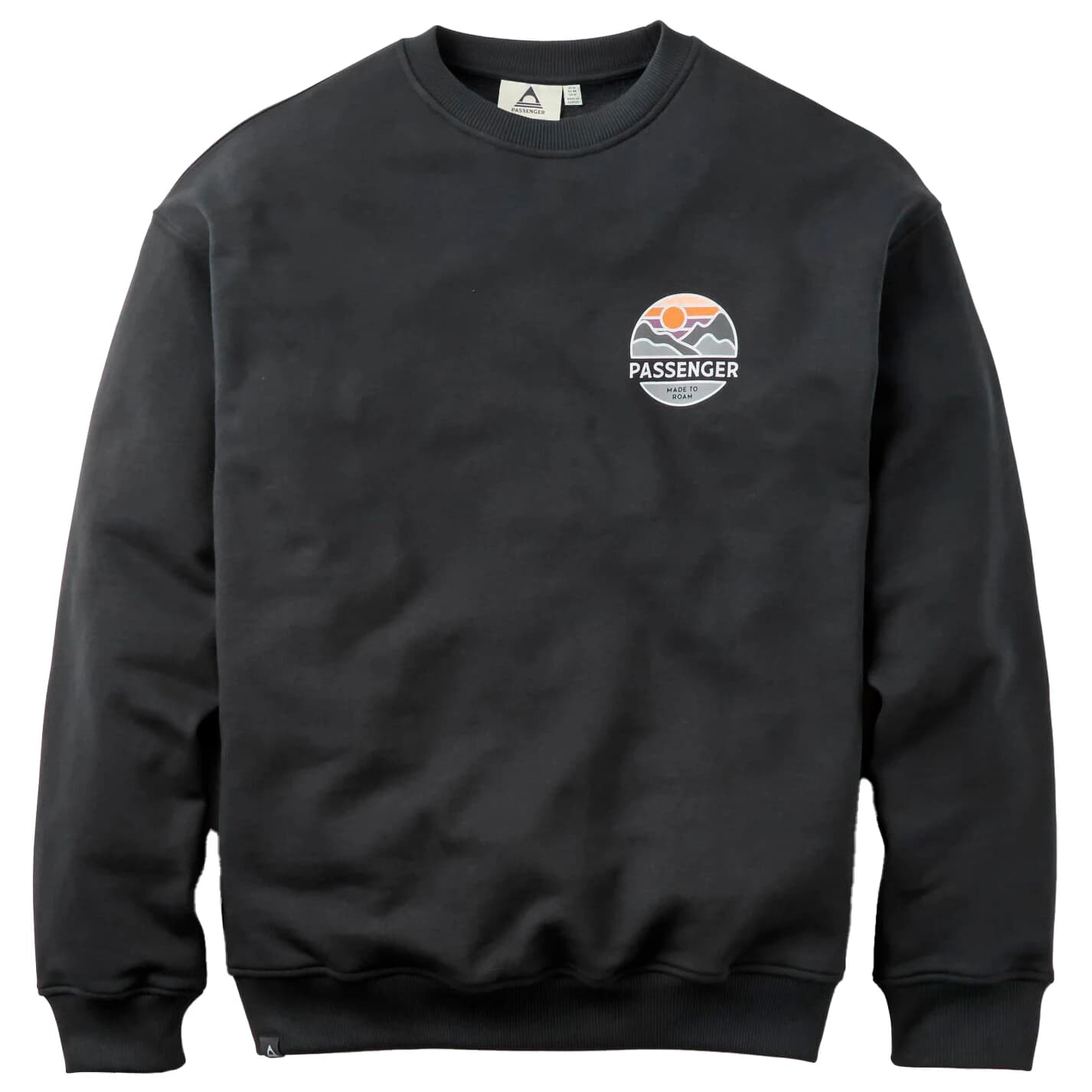 Пуловер Passenger Laidback Relaxed Fit Sweatshirt Jumper - Black