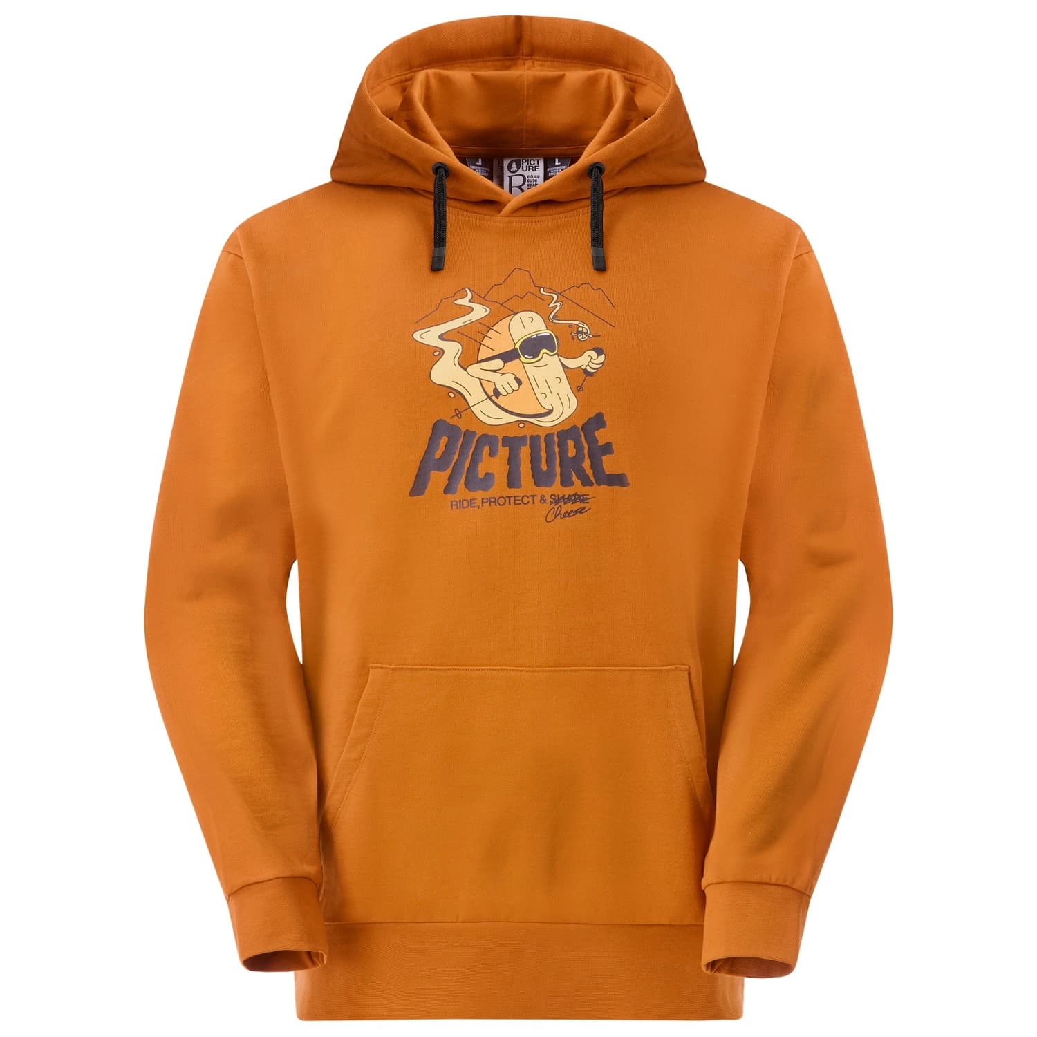 Мъжки суичър Picture Cheasy Hoodie - Camel Coffee