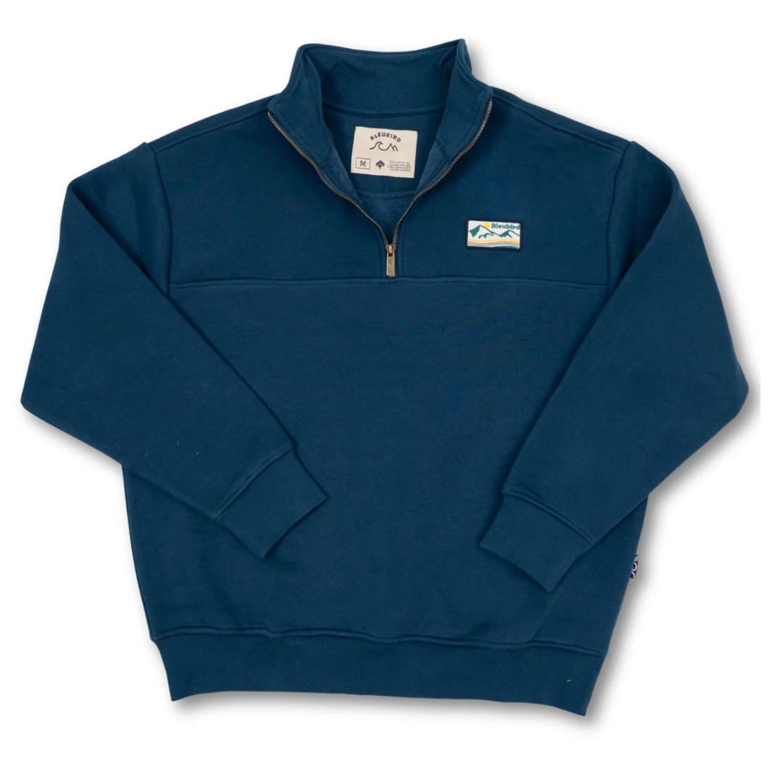 Пуловер Bleubird Bracken Quarter Zip Jumper - Navy