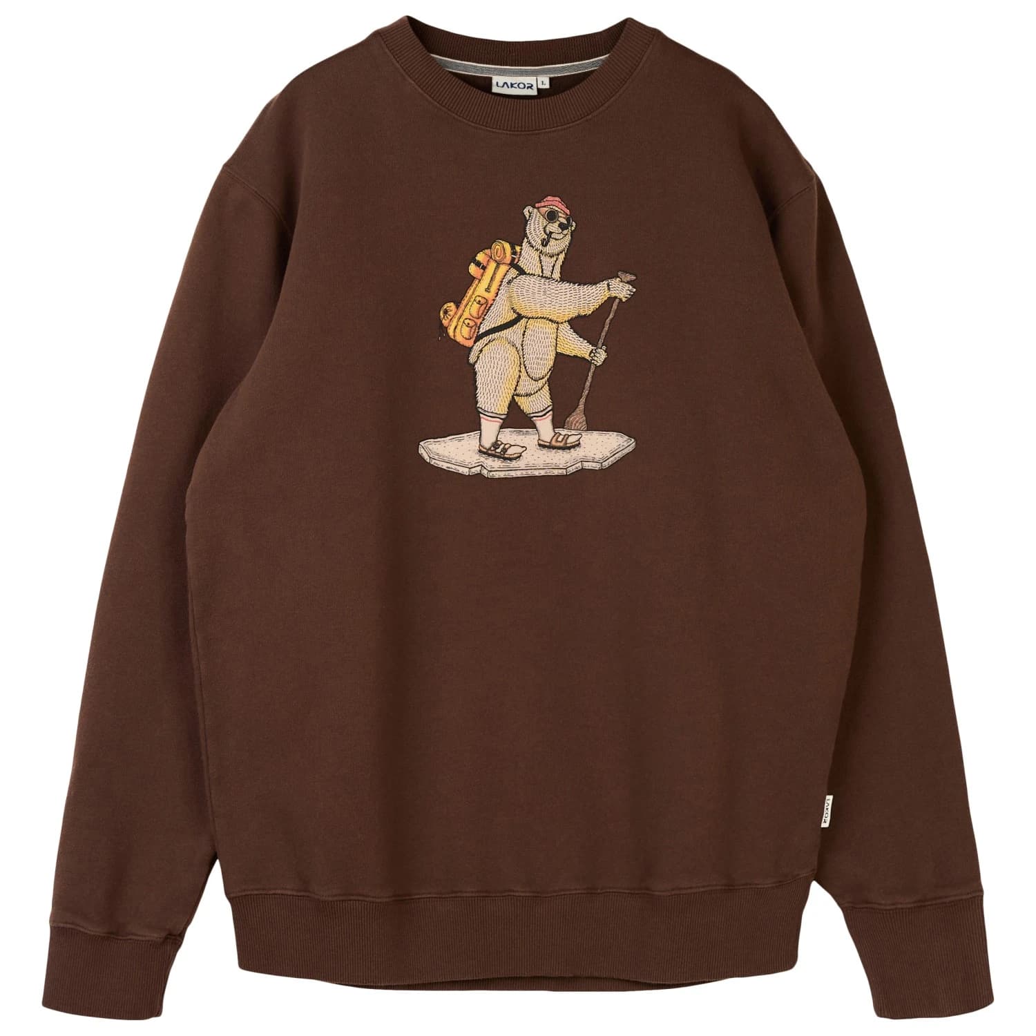 Пуловер LAKOR Wassup Crewneck Jumper - Chicory Coffee