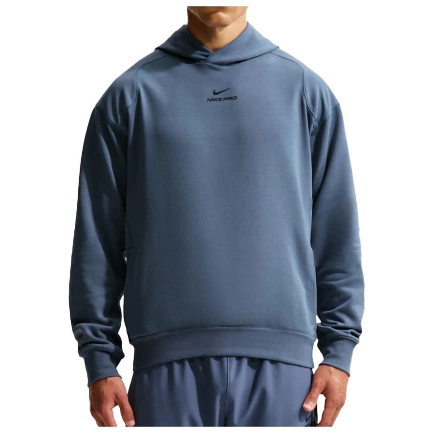 Мъжки суичър Nike Pro Dri-Fit NPT Midlayer Hoodie - Diffused Blue / Black