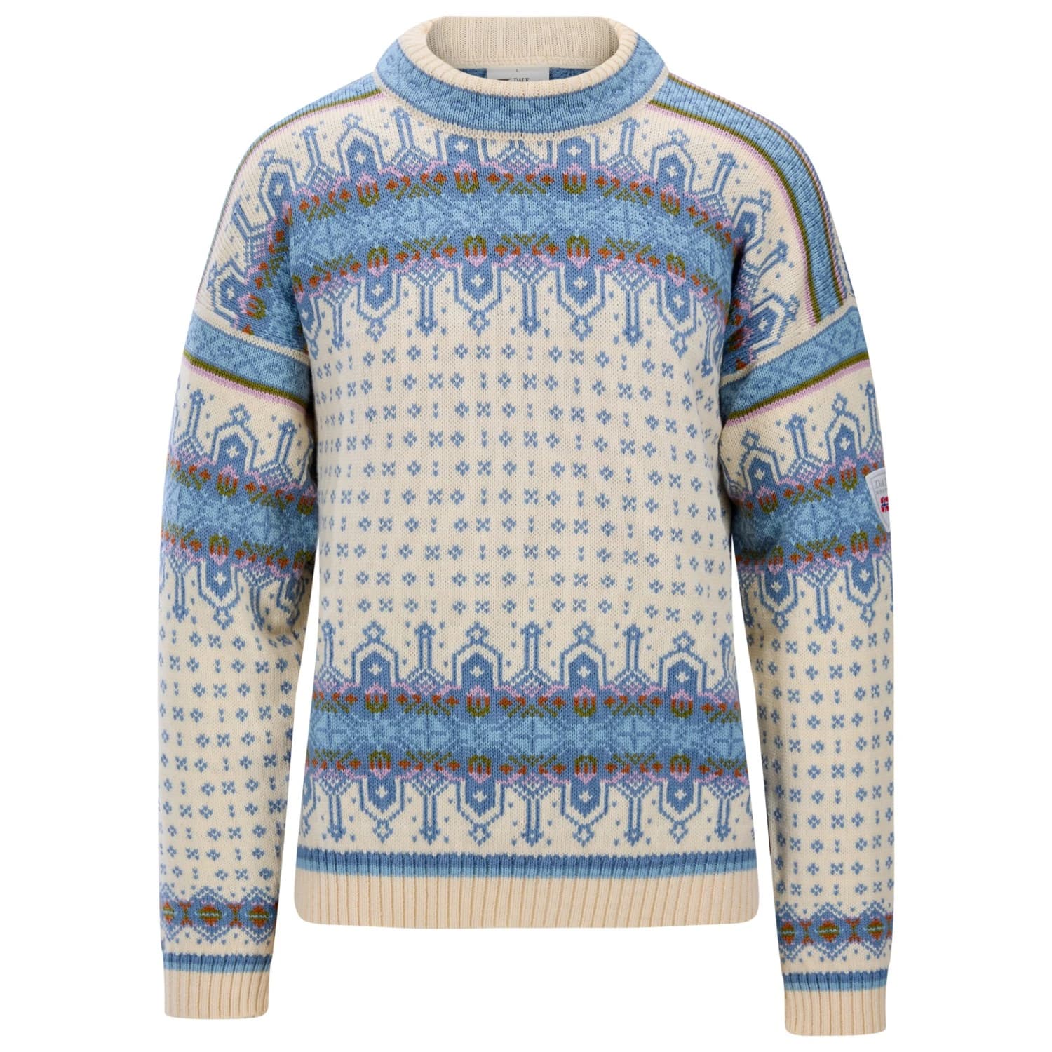 Пуловер Dale of Norway Albertville Sweater Merino jumper - Offwhite / Blue Shadow