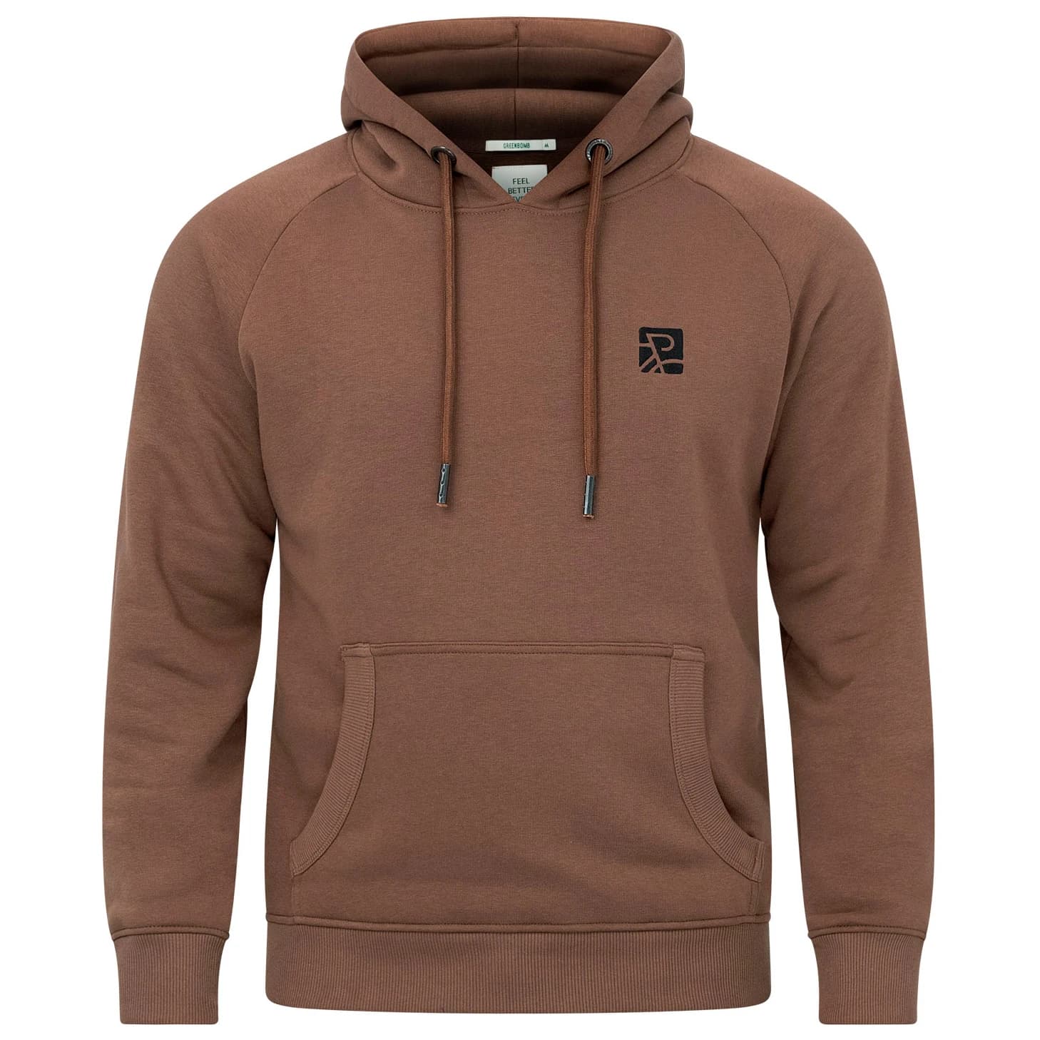 Мъжки суичър GreenBomb Bike Square Trek Hoodie - Earth Wood