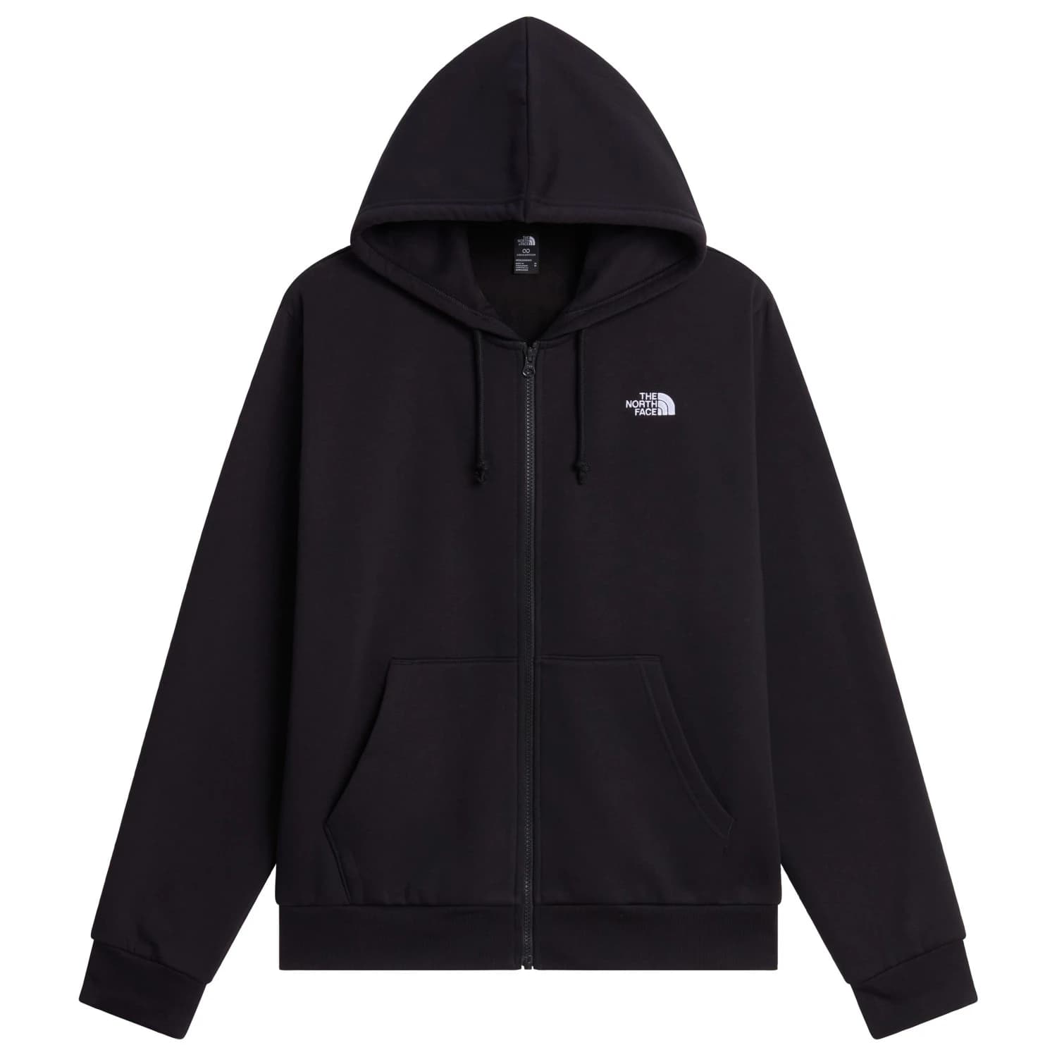 Мъжки суичър The North Face Evolution Simple Dome Regular Full Zip Hoodie - TNF Black
