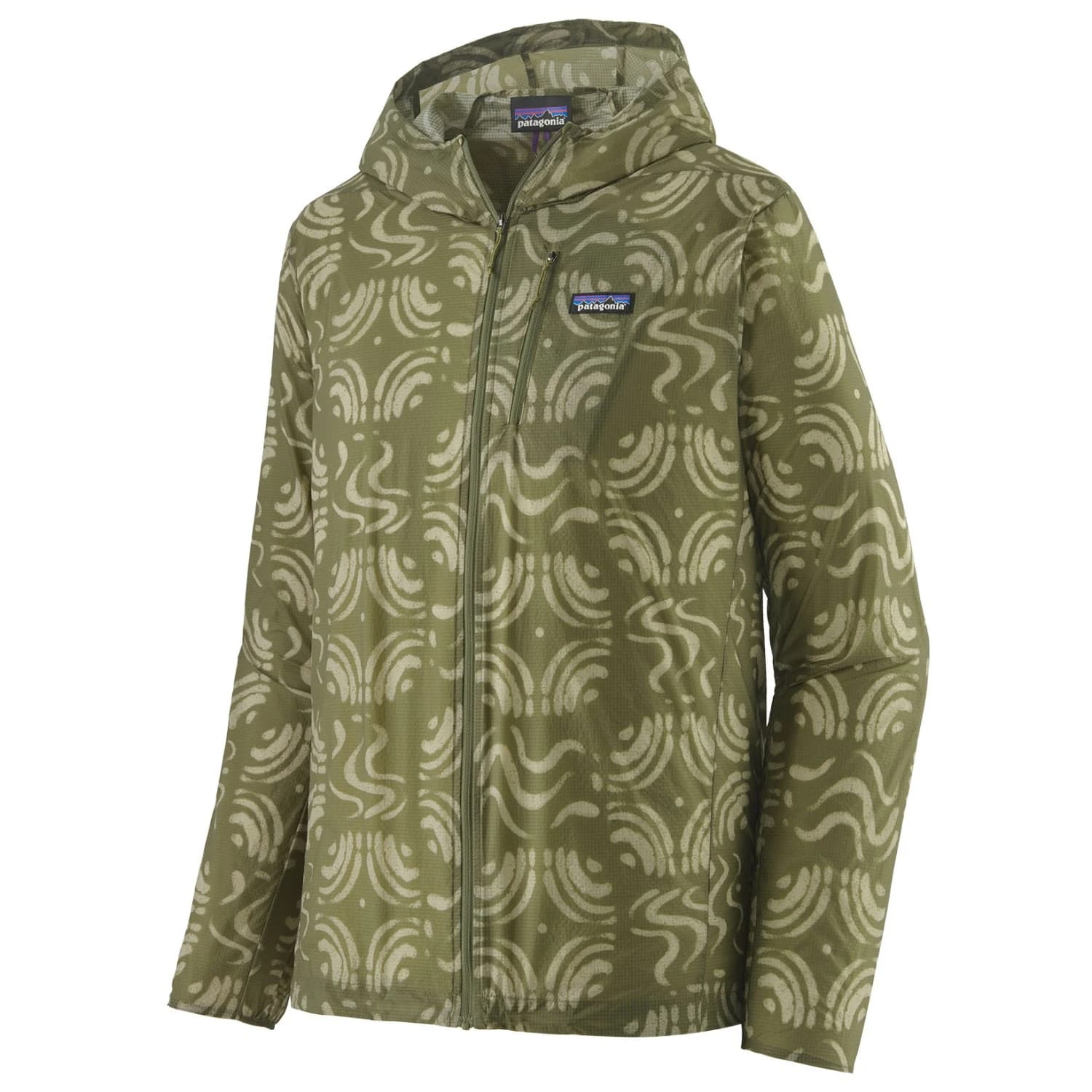 Мъжко ветрозащитно яке Patagonia Houdini Jacket Casual jacket - Sand Waves: Caper Green