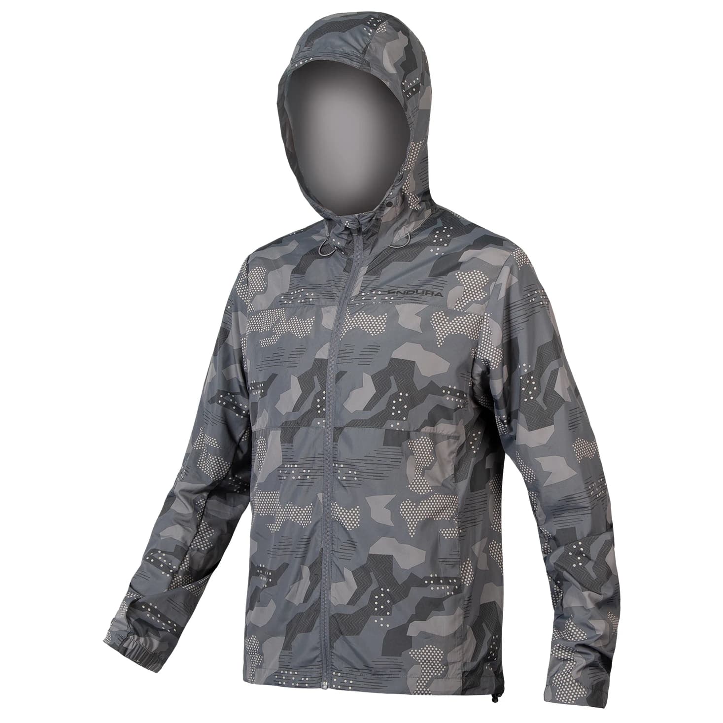 Мъжко ветрозащитно яке за колоездене Endura Hummvee WP Shell Jacke Windproof jacket - Camouflage / Grey