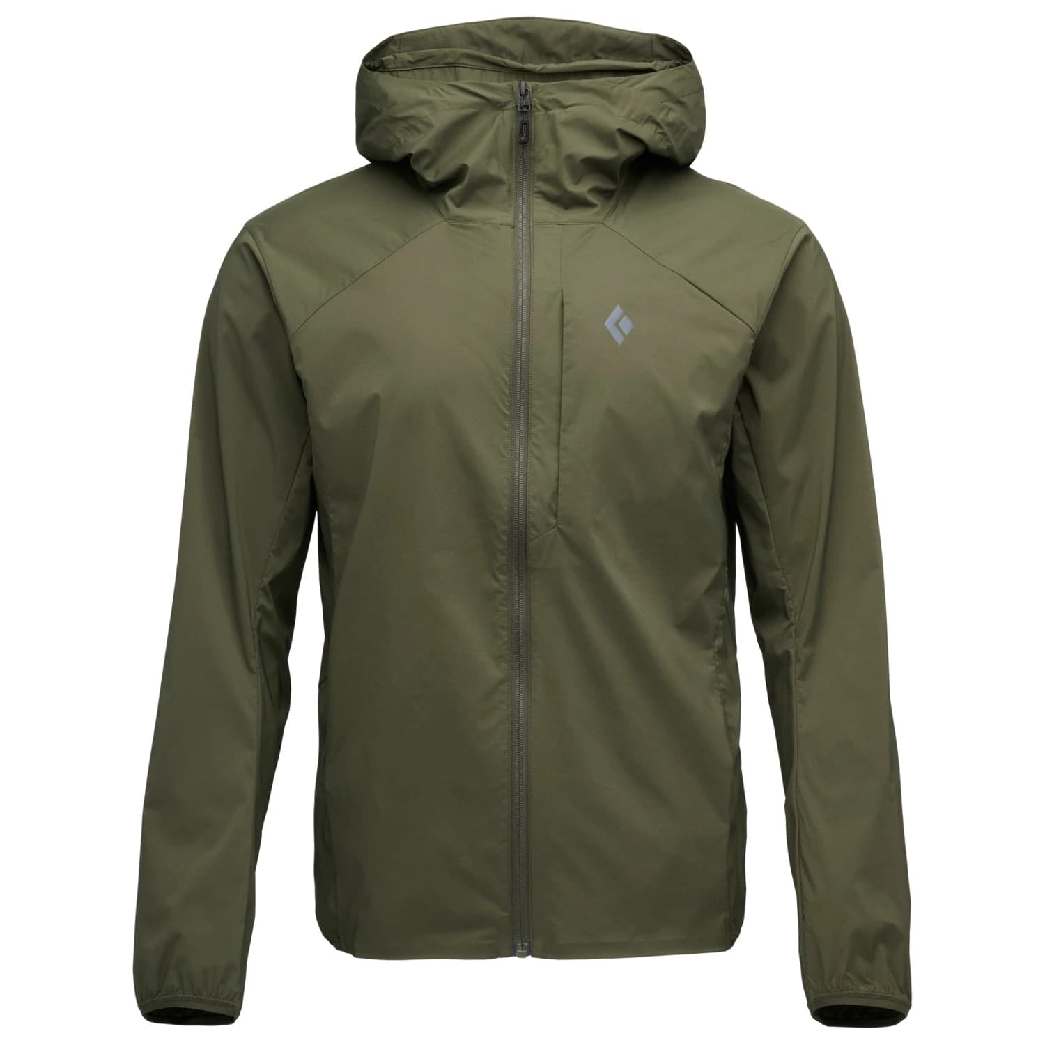 Мъжко софтшел яке Black diamond Alpine Start Hoody Windproof jacket - Dark Moss