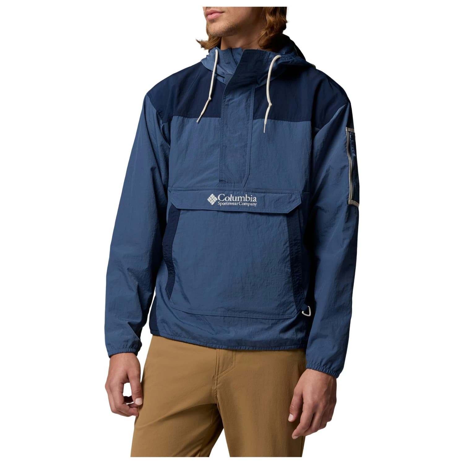 Мъжко ветрозащитно яке Columbia Challenger Windbreaker Anorak Windproof jacket - Dark Mountain / Collegiate Navy