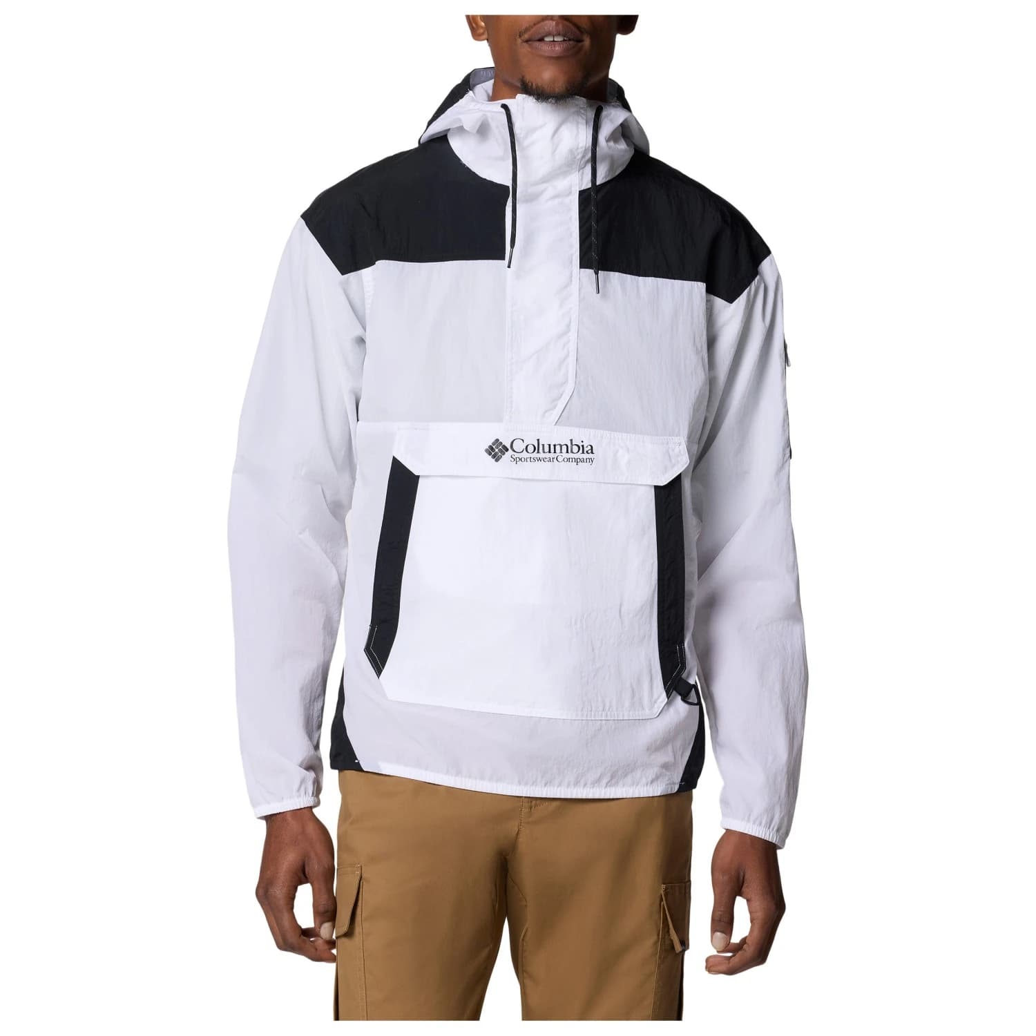 Мъжко ветрозащитно яке Columbia Challenger Windbreaker Anorak Windproof jacket - White / Black