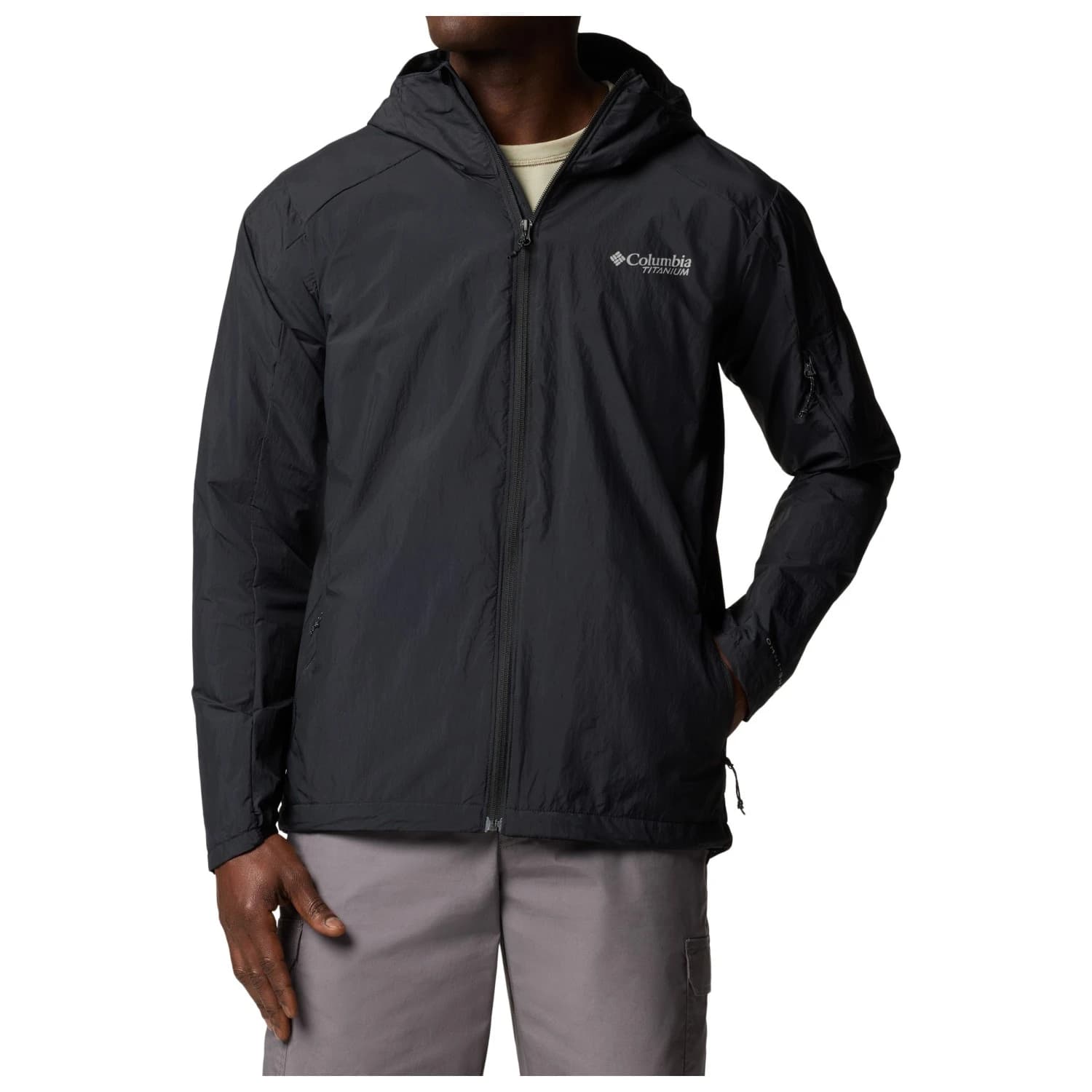 Мъжко ветрозащитно яке Columbia Loop Trail II Windbreaker Windproof jacket - Black